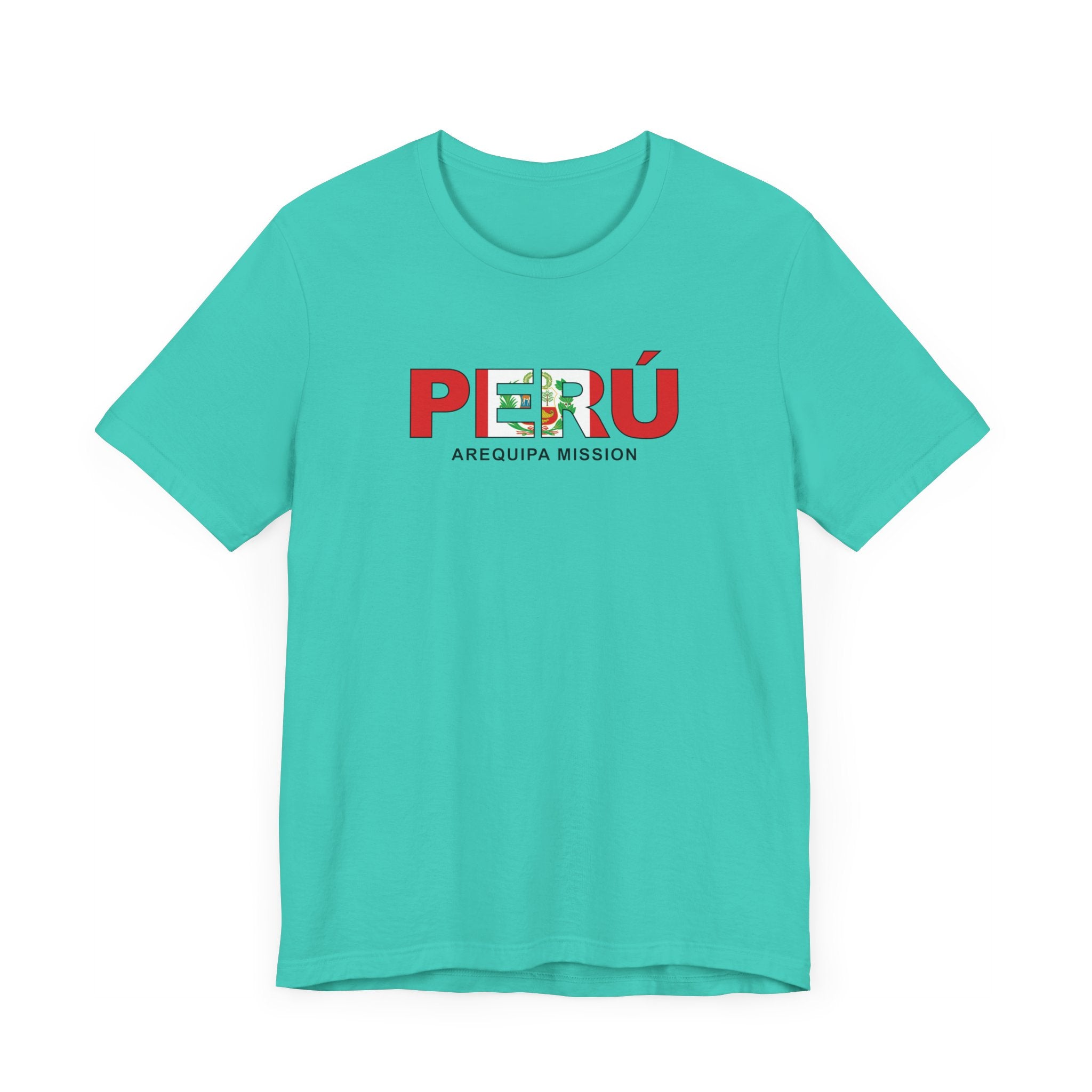 Peru Arequipa Mission Flag Title T-shirt - Mission Wishlist - LDS Missionary Gift Store