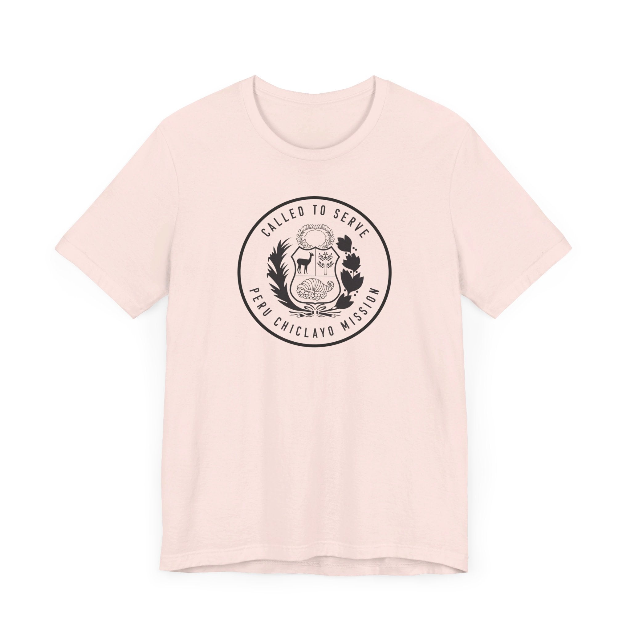 Peru Chiclayo Mission Circular Monochrome Logo T-Shirt - Mission Wishlist - LDS Missionary Gift Store