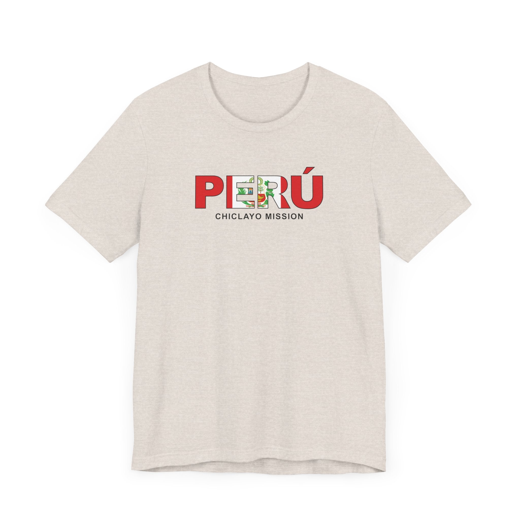 Peru Chiclayo Mission Flag Title T-shirt - Mission Wishlist - LDS Missionary Gift Store