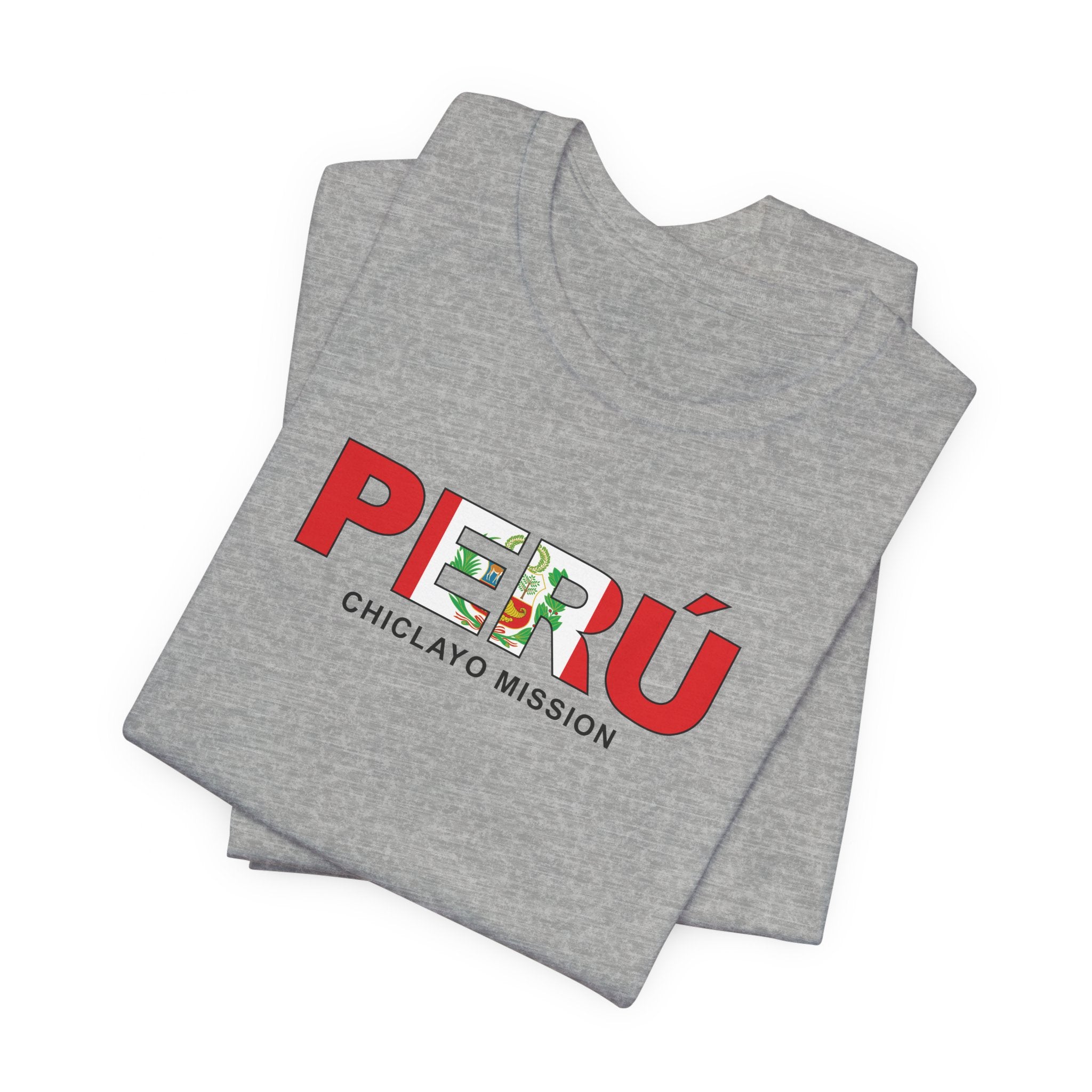 Peru Chiclayo Mission Flag Title T-shirt - Mission Wishlist - LDS Missionary Gift Store