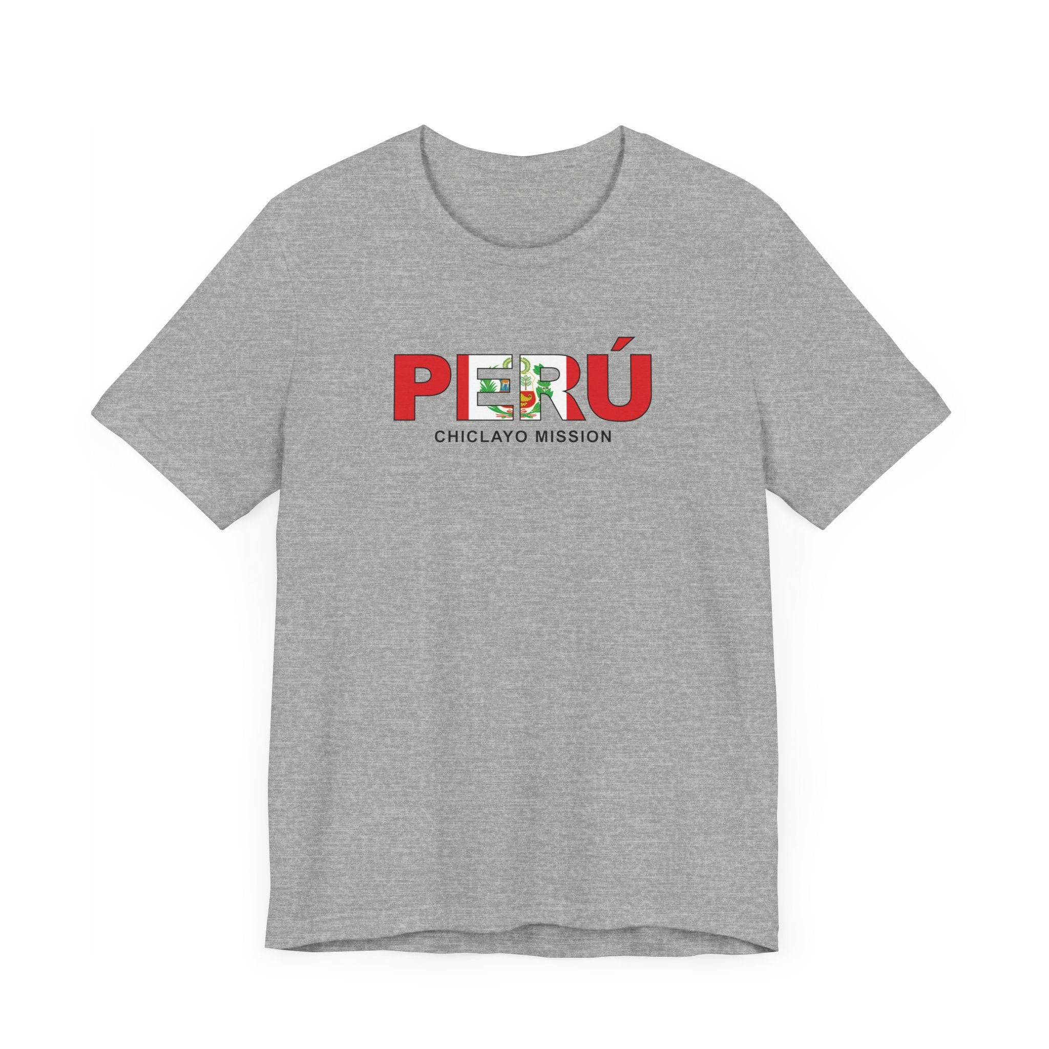 Peru Chiclayo Mission Flag Title T-shirt - Mission Wishlist - LDS Missionary Gift Store