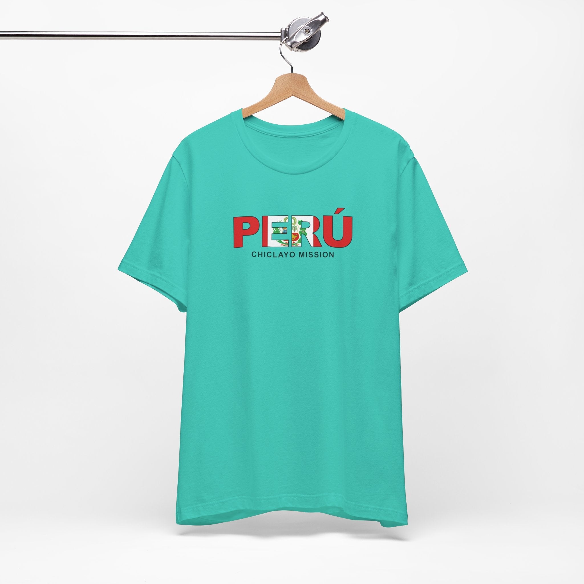 Peru Chiclayo Mission Flag Title T-shirt - Mission Wishlist - LDS Missionary Gift Store