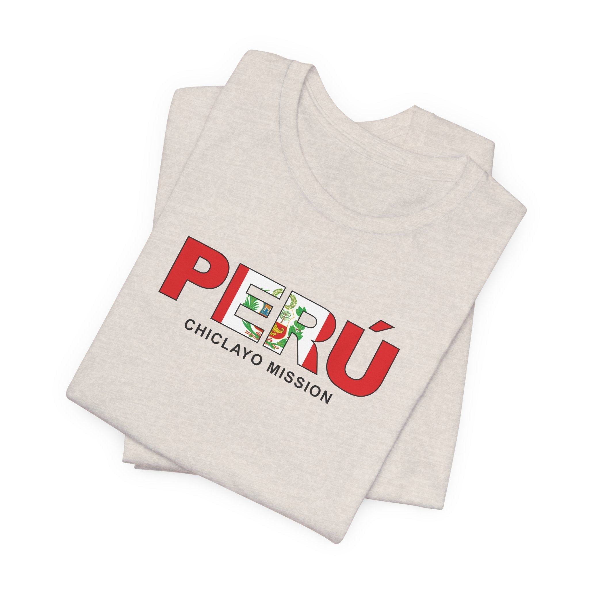 Peru Chiclayo Mission Flag Title T-shirt - Mission Wishlist - LDS Missionary Gift Store