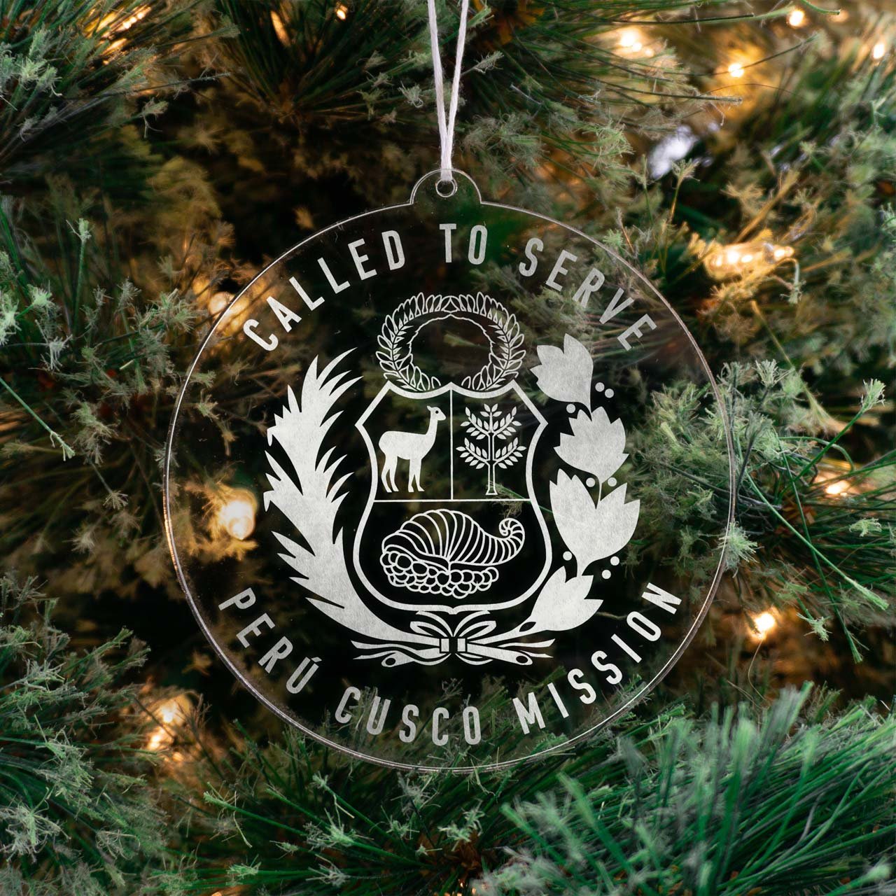 Peru Cusco Mission Christmas Ornament - Latter-Day Saint LDS Missionary Gift - Book of Mormon
