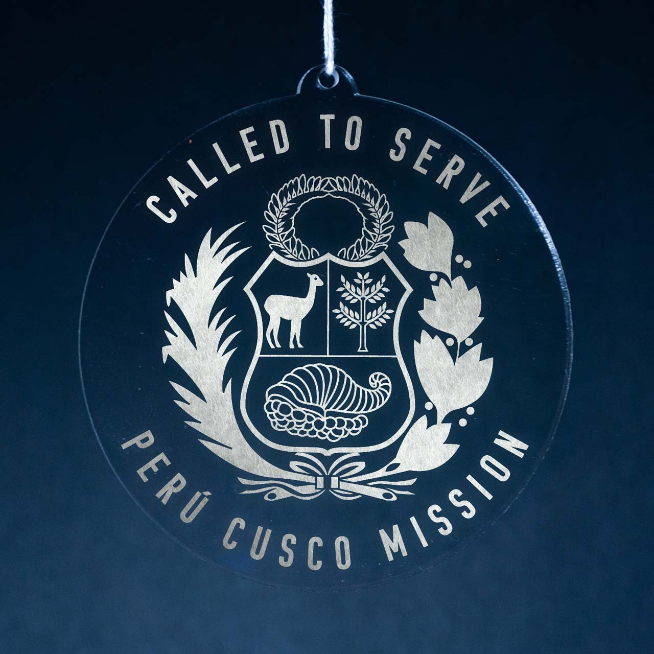 Peru Cusco Mission Christmas Ornament - Latter-Day Saint LDS Missionary Gift - Book of Mormon