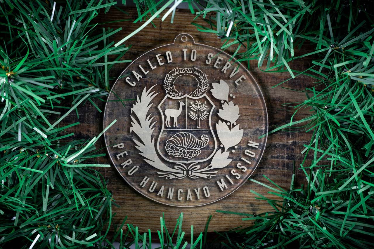 Peru Huancayo Mission Christmas Ornament - Latter-Day Saint LDS Missionary Gift - Book of Mormon