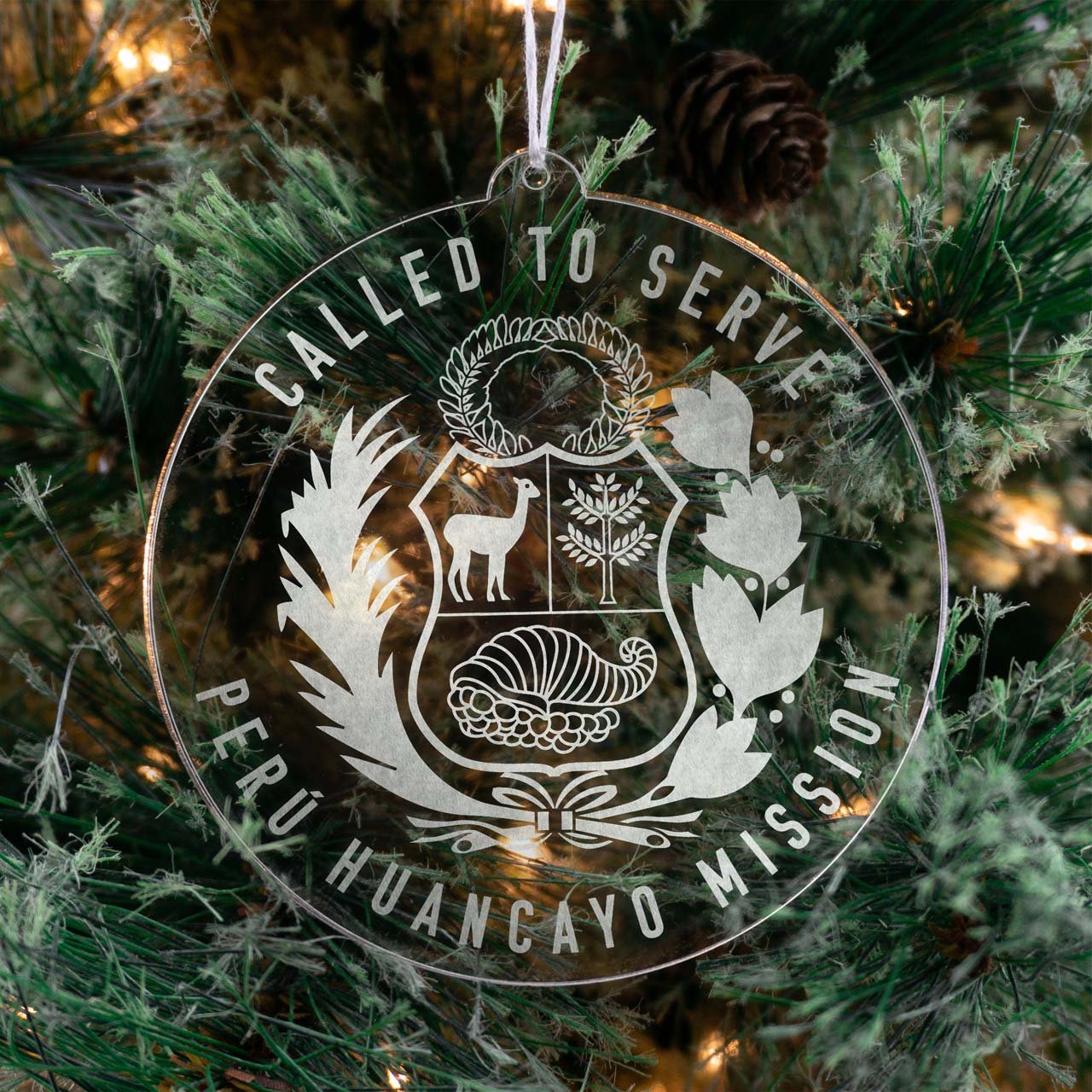 Peru Huancayo Mission Christmas Ornament - Latter-Day Saint LDS Missionary Gift - Book of Mormon