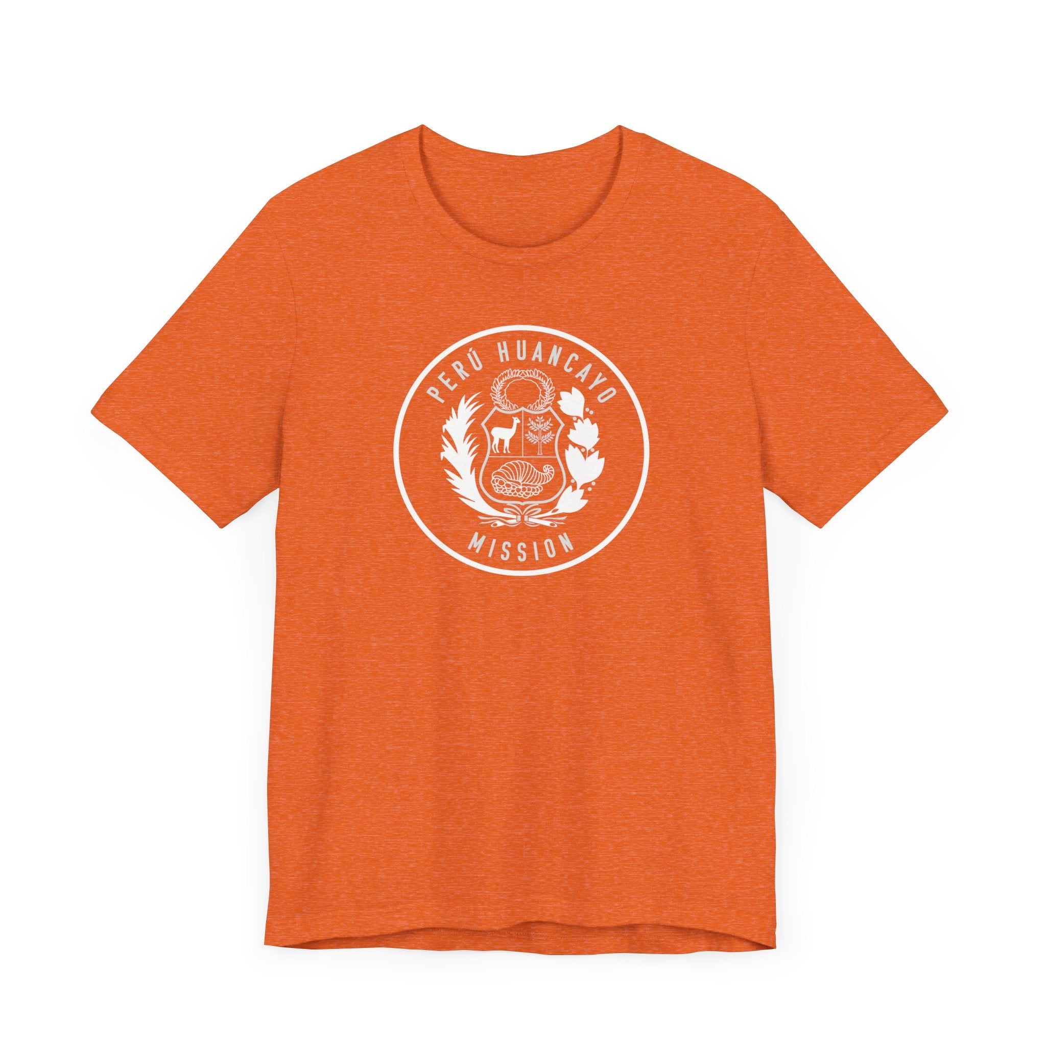 Peru Huancayo Mission Circular Monochrome Logo T-Shirt - Mission Wishlist - LDS Missionary Gift Store