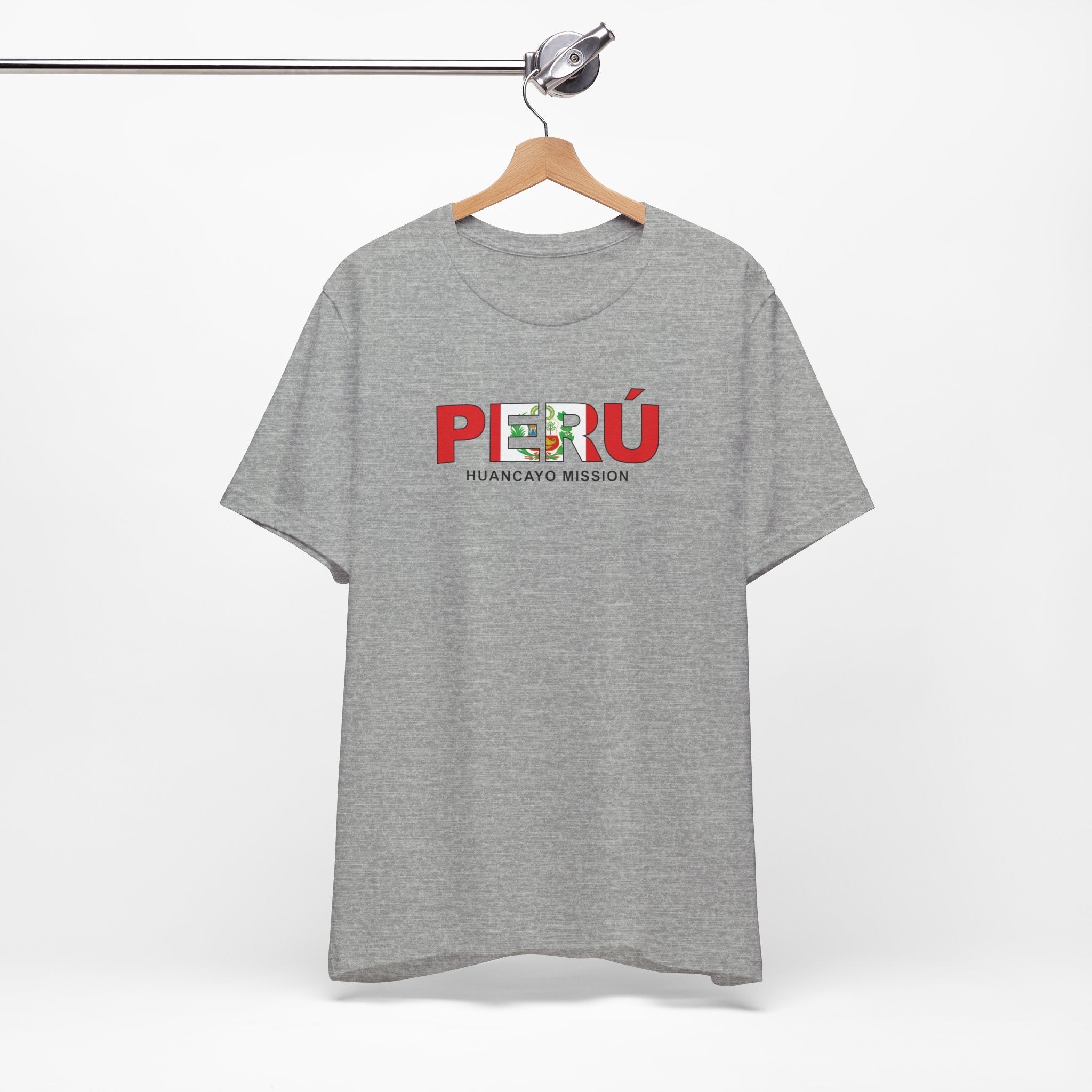 Peru Huancayo Mission Flag Title T-shirt - Latter-Day Saint LDS Missionary Gift - Book of Mormon