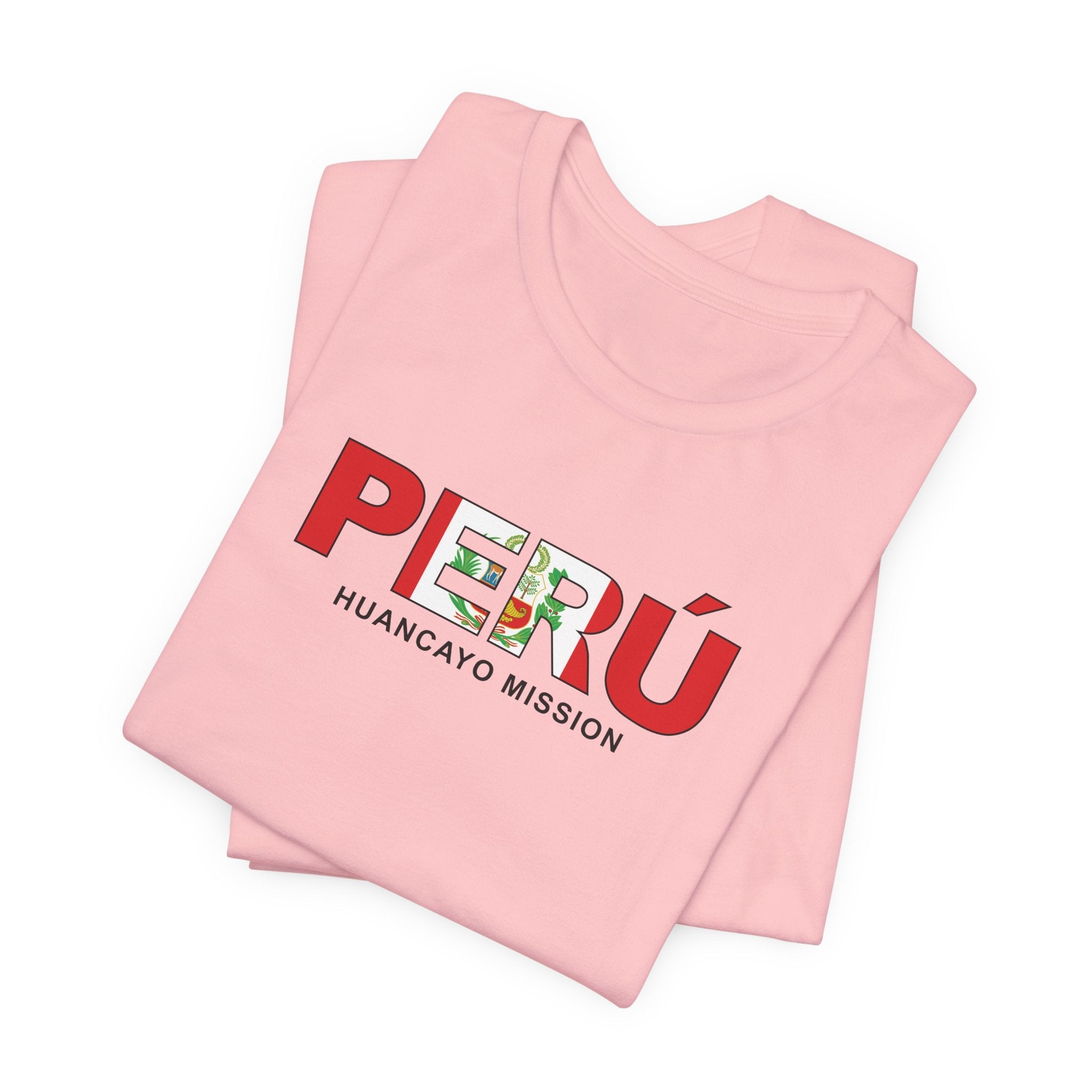 Peru Huancayo Mission Flag Title T-shirt - Latter-Day Saint LDS Missionary Gift - Book of Mormon