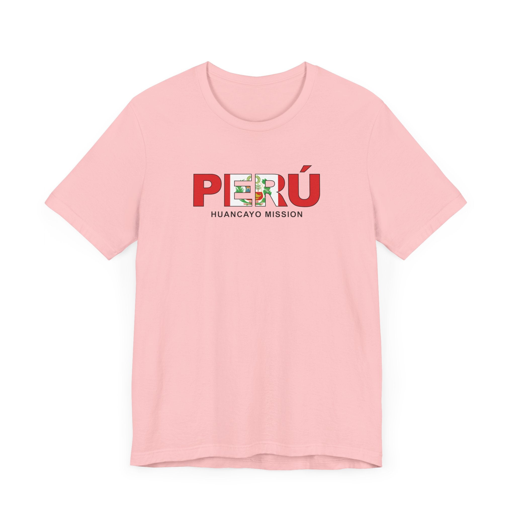 Peru Huancayo Mission Flag Title T-shirt - Latter-Day Saint LDS Missionary Gift - Book of Mormon