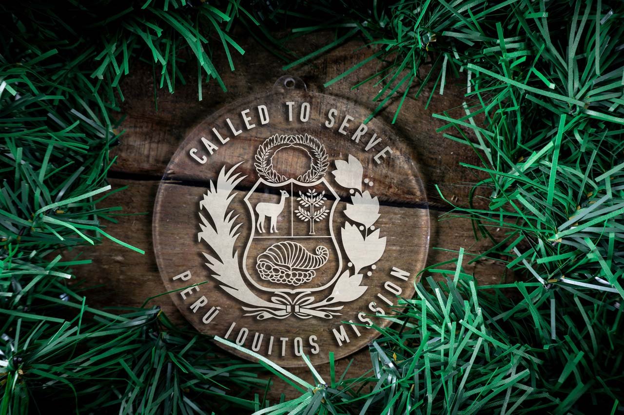 Peru Iquitos Mission Christmas Ornament - Latter-Day Saint LDS Missionary Gift - Book of Mormon