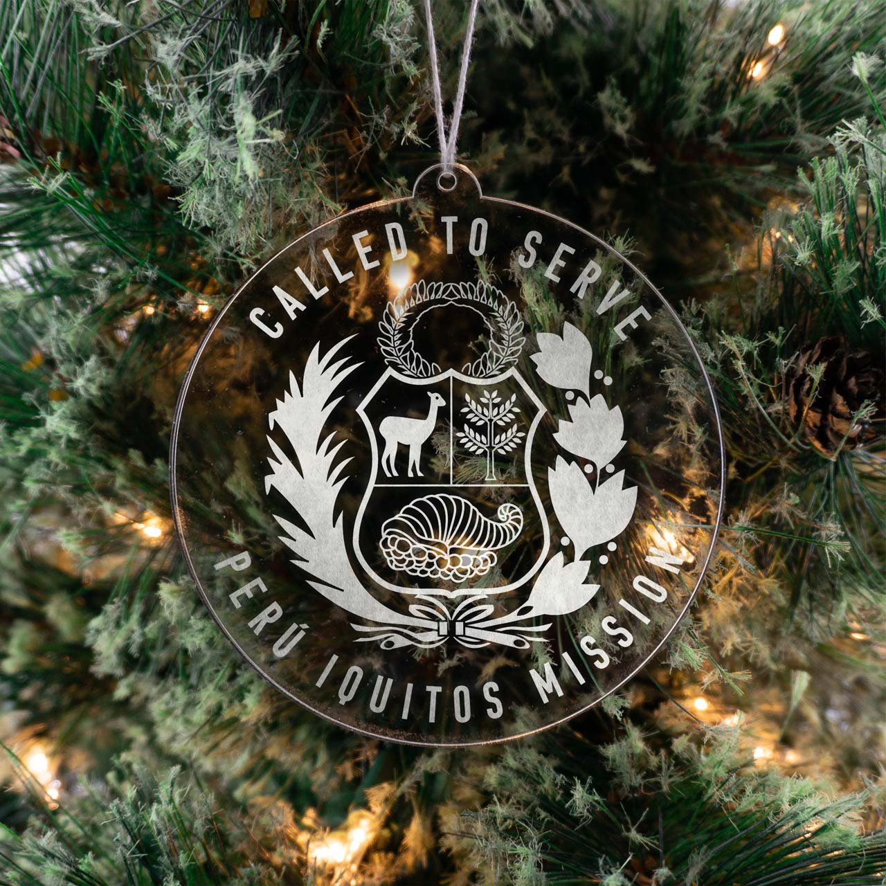 Peru Iquitos Mission Christmas Ornament - Latter-Day Saint LDS Missionary Gift - Book of Mormon