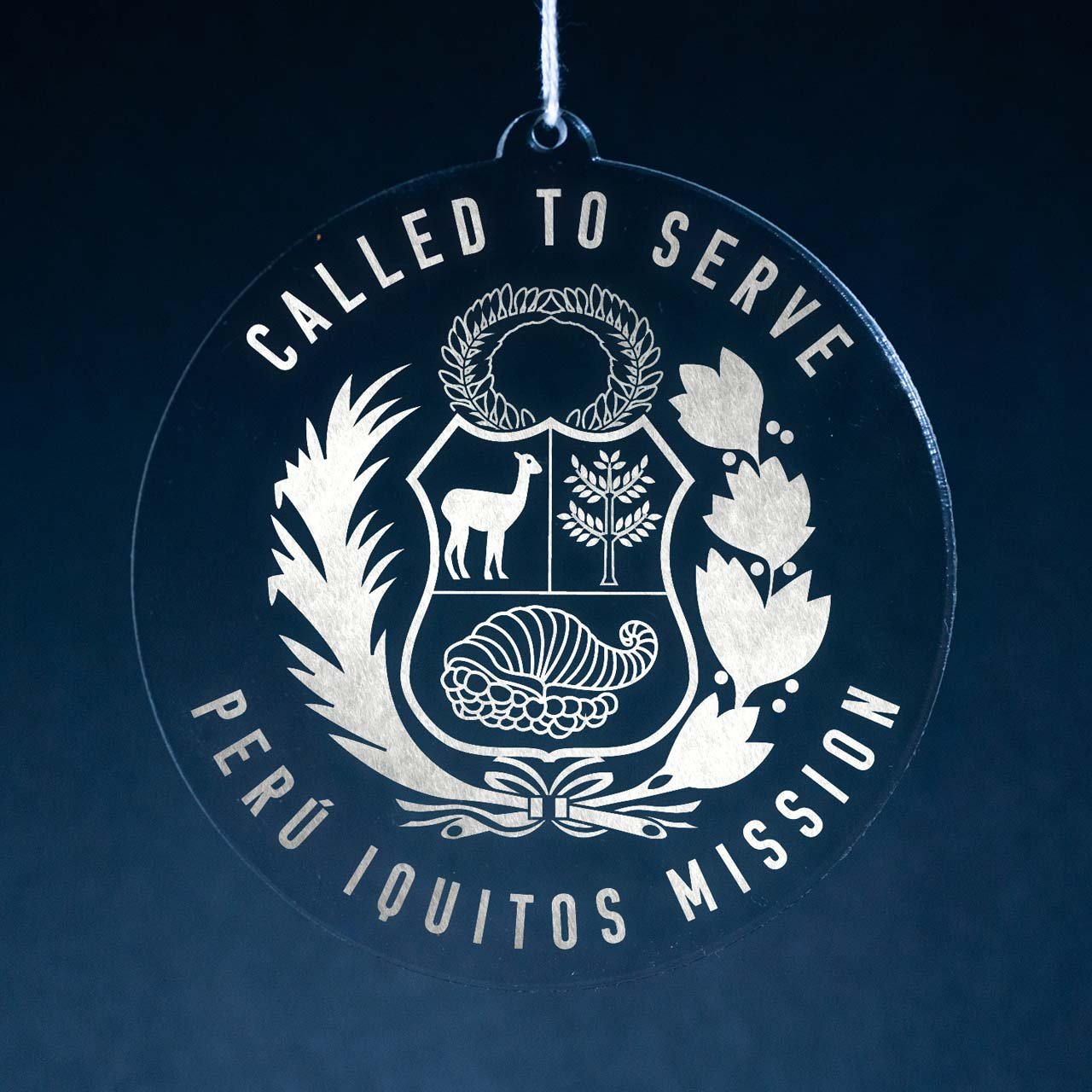 Peru Iquitos Mission Christmas Ornament - Latter-Day Saint LDS Missionary Gift - Book of Mormon