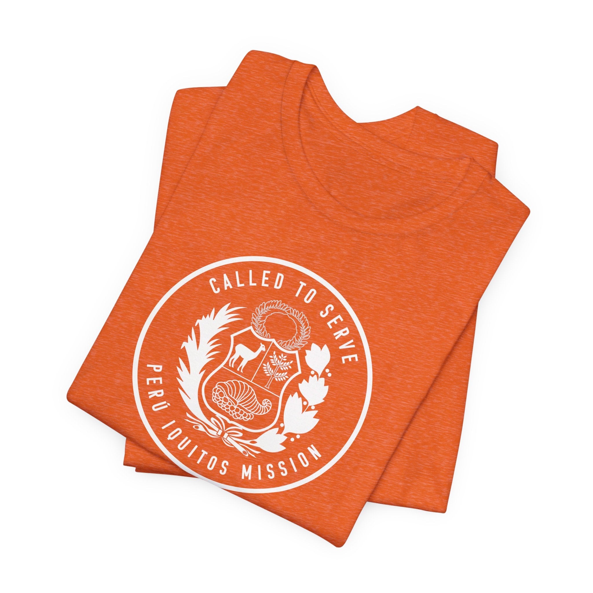 Peru Iquitos Mission Circular Monochrome Logo T-Shirt - Mission Wishlist - LDS Missionary Gift Store
