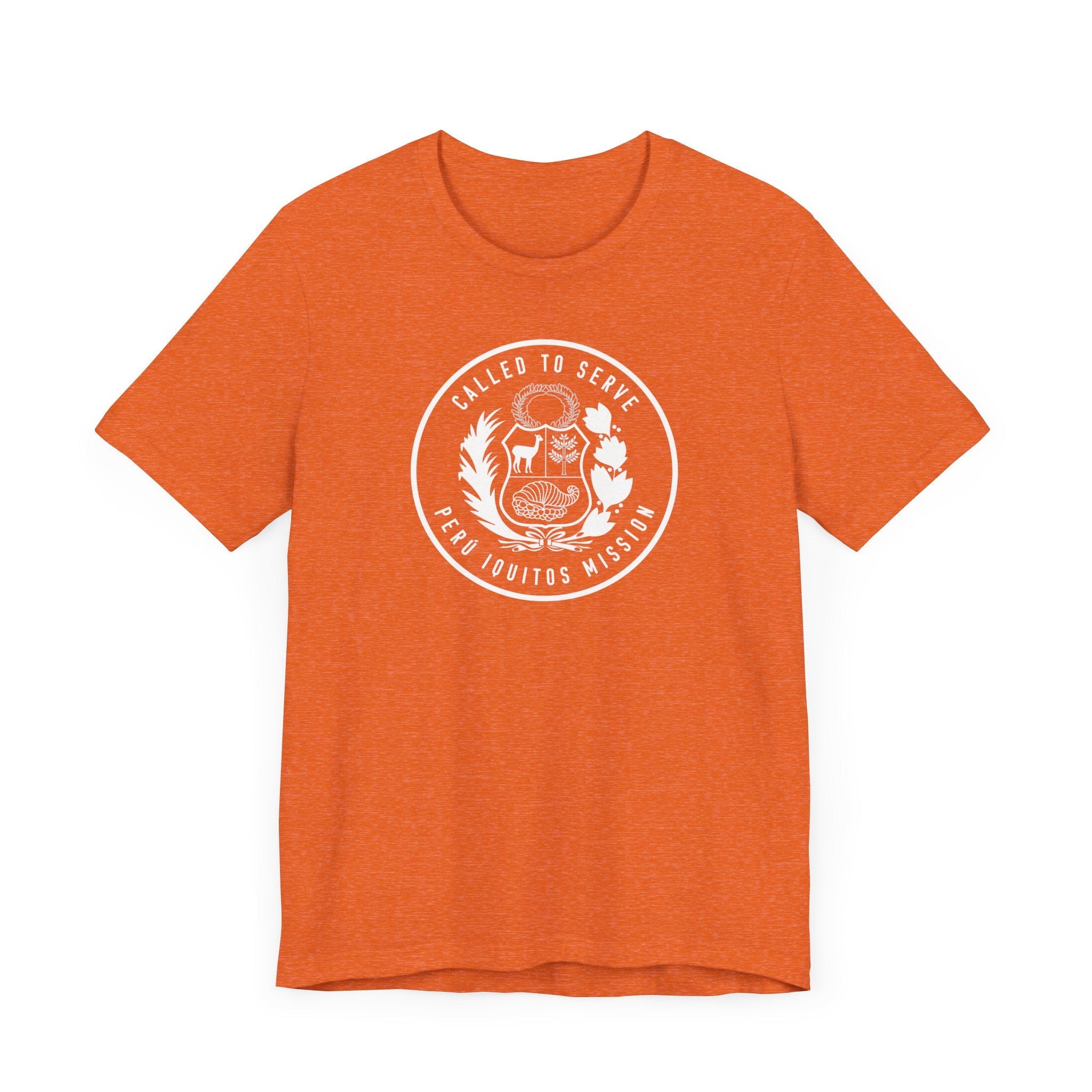 Peru Iquitos Mission Circular Monochrome Logo T-Shirt - Mission Wishlist - LDS Missionary Gift Store