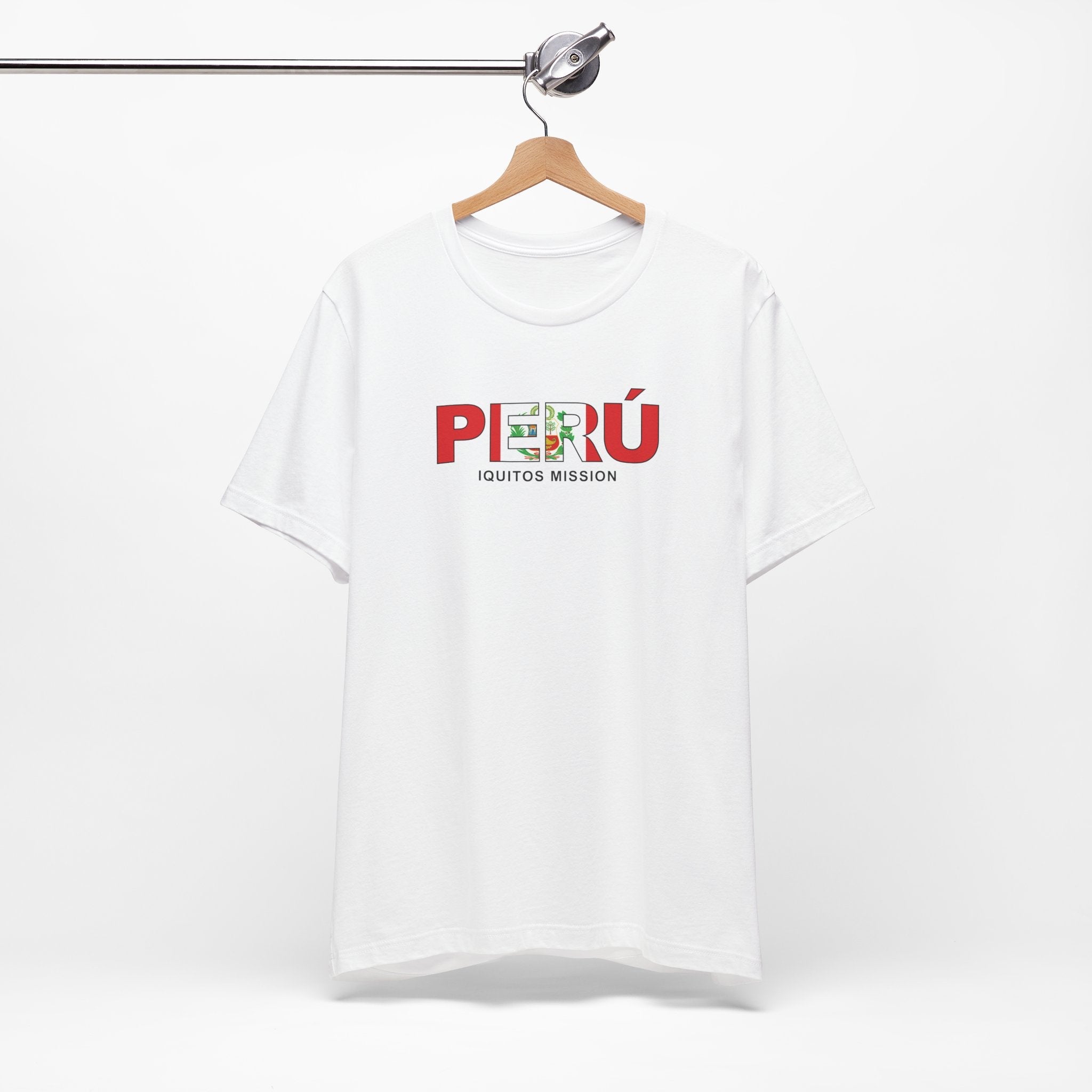Peru Iquitos Mission Flag Title T-shirt - Mission Wishlist - LDS Missionary Gift Store