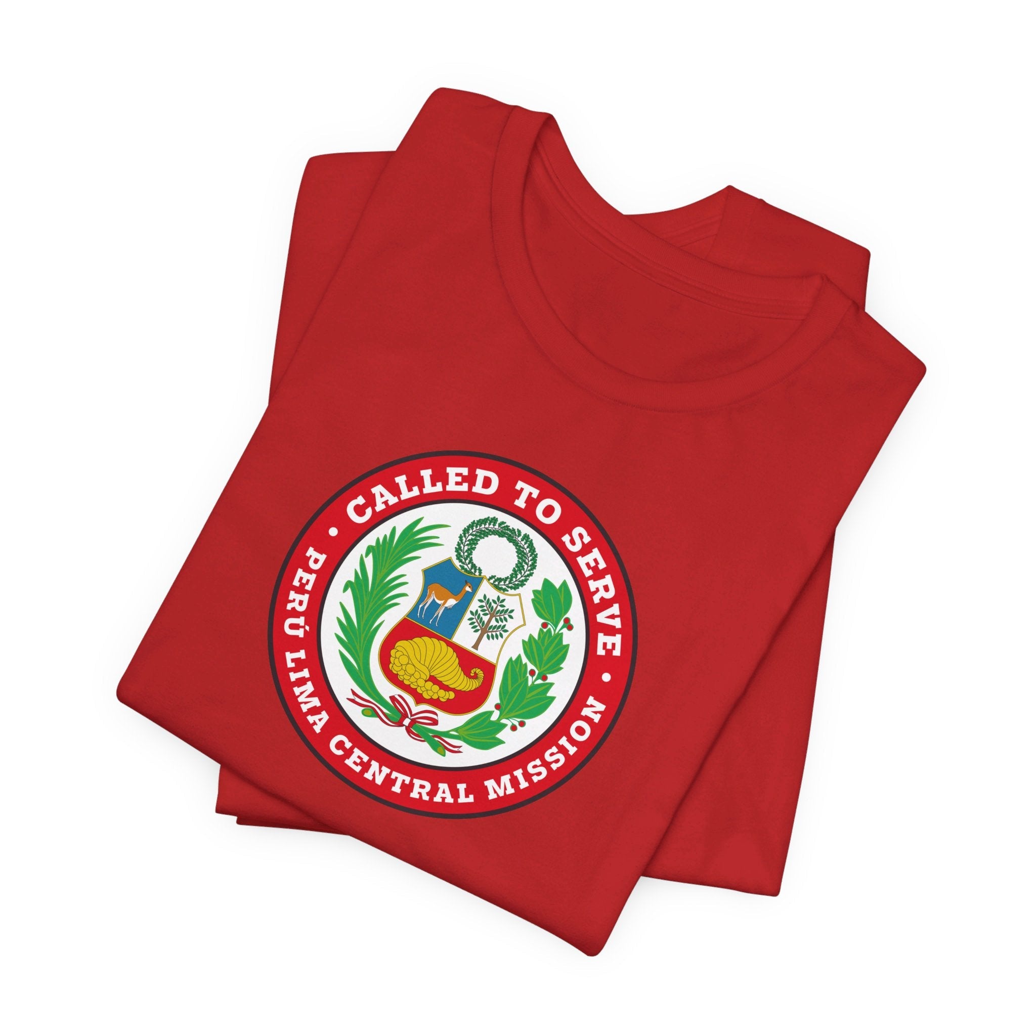 Peru Lima Central Mission Circular Flag T-shirt - Mission Wishlist - LDS Missionary Gift Store