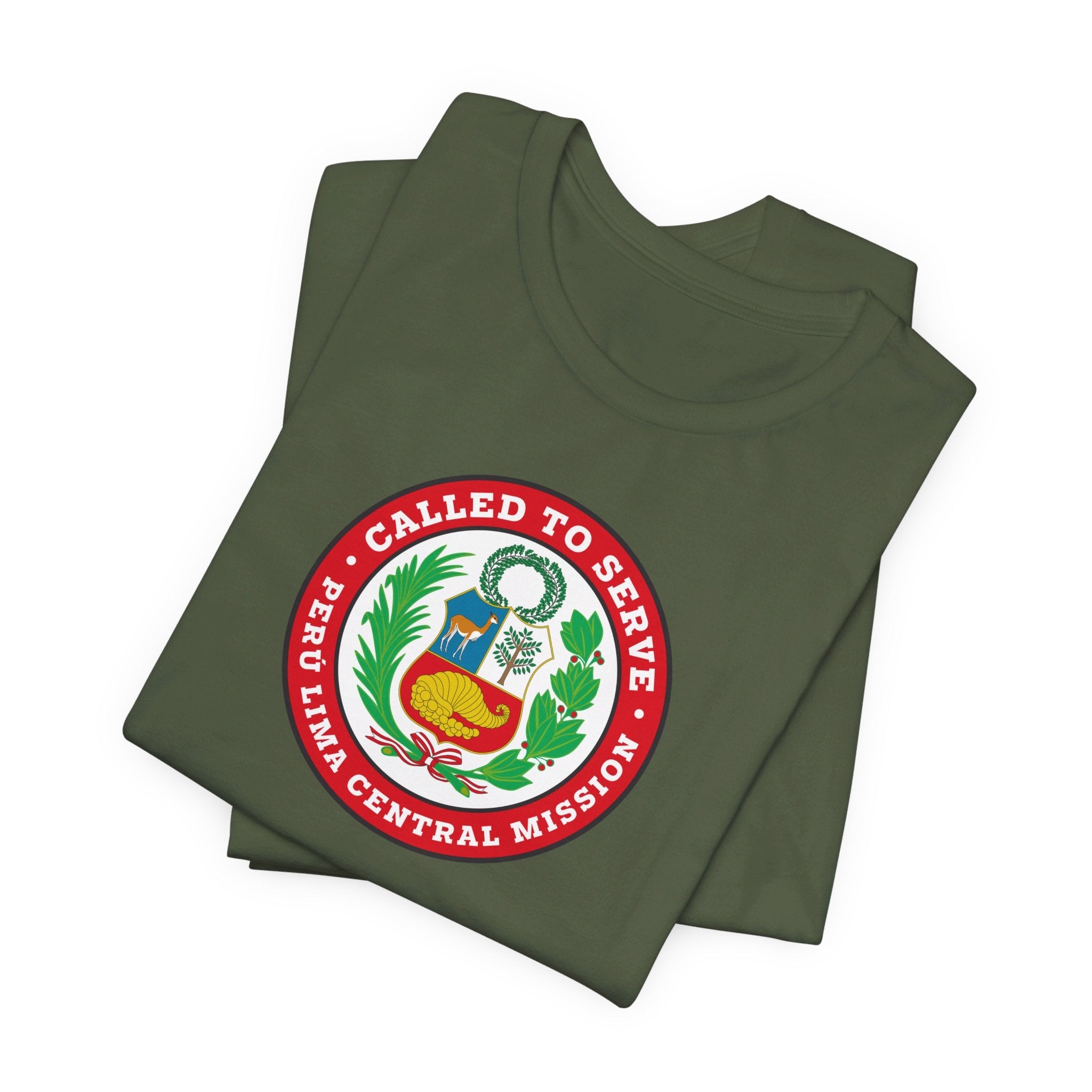 Peru Lima Central Mission Circular Flag T-shirt - Mission Wishlist - LDS Missionary Gift Store