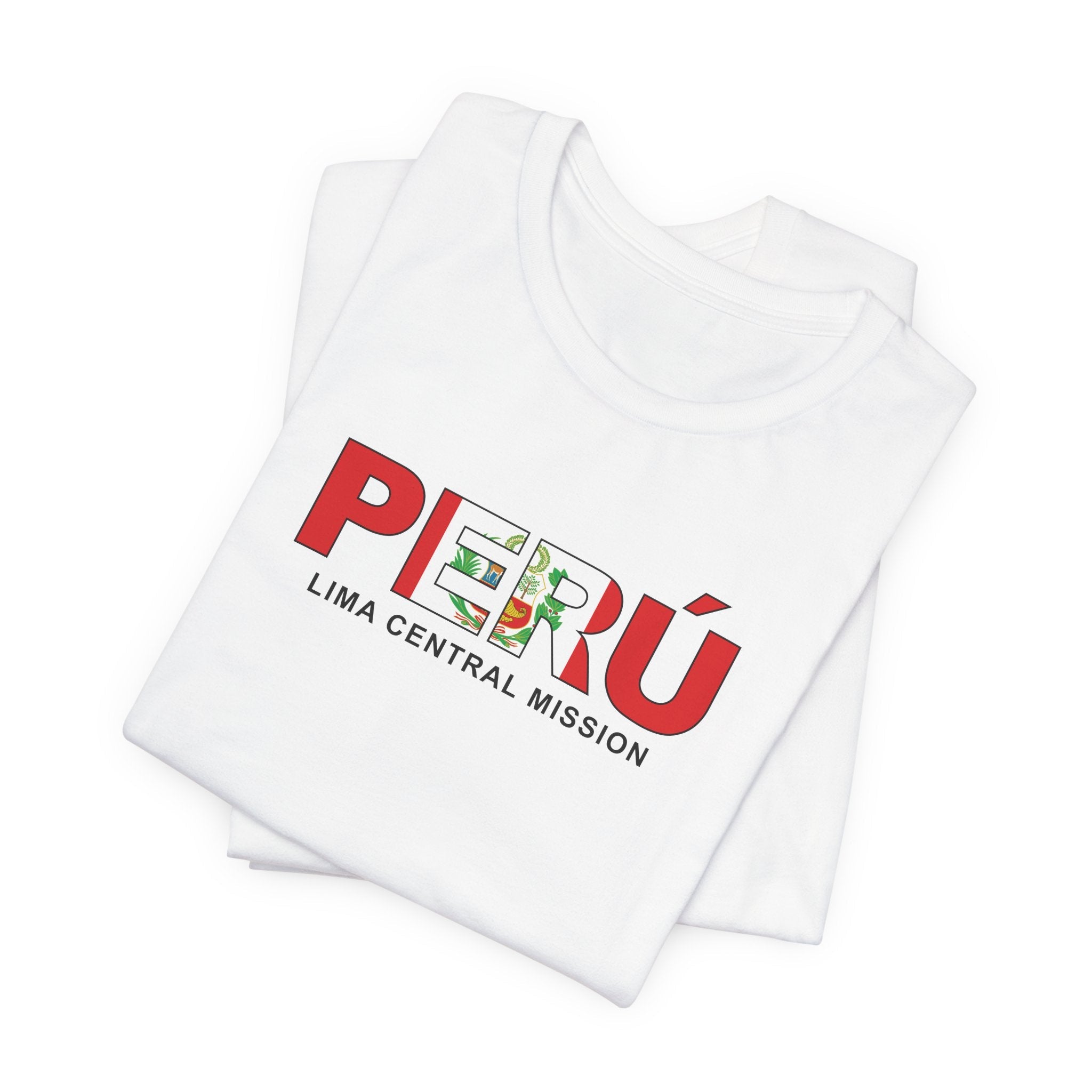Peru Lima Central Mission Flag Title T-shirt - Mission Wishlist - LDS Missionary Gift Store