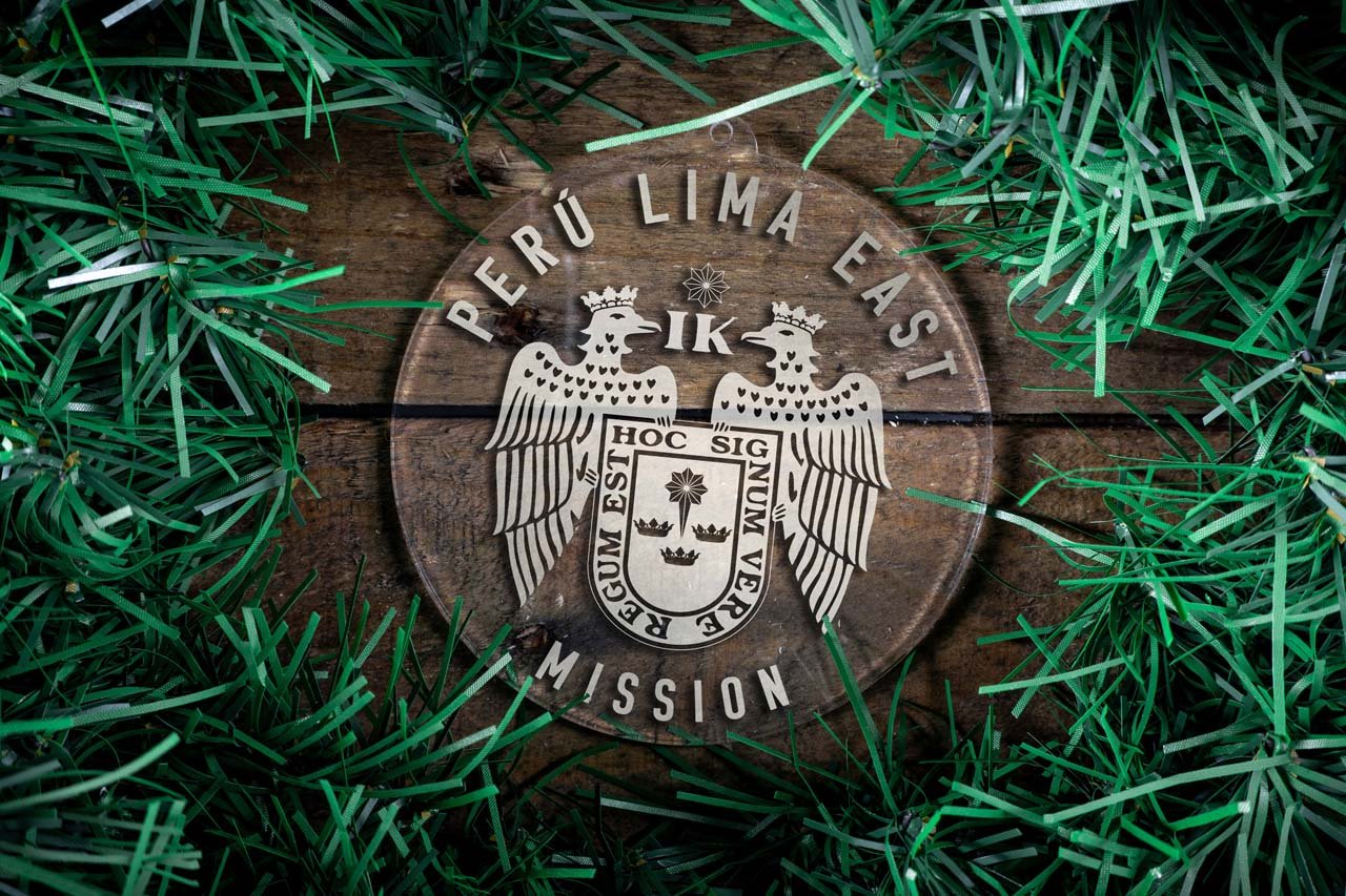 Peru Lima East Mission Christmas Ornament - Latter-Day Saint LDS Missionary Gift - Book of Mormon