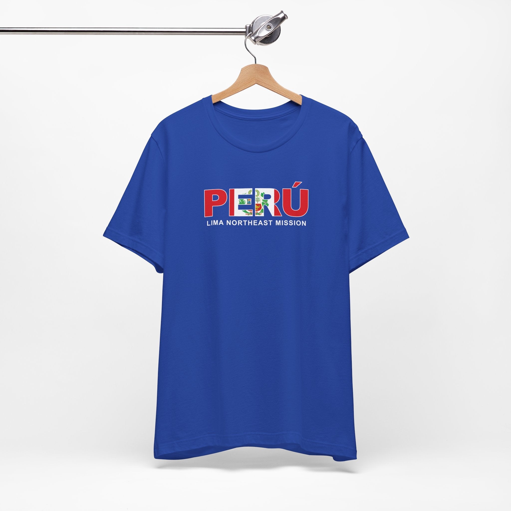 Peru Lima Northeast Mission Flag Title T-shirt - Mission Wishlist - LDS Missionary Gift Store