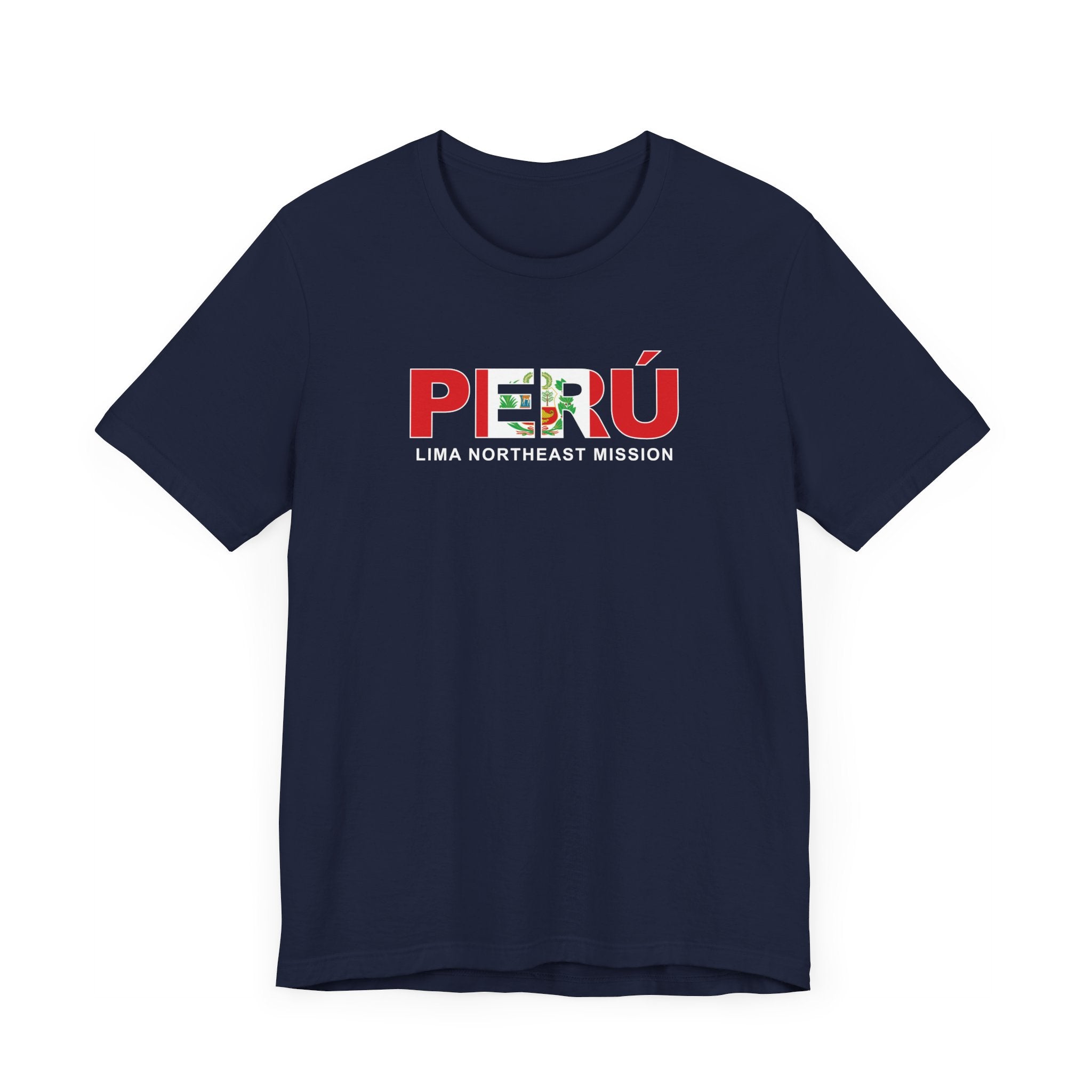 Peru Lima Northeast Mission Flag Title T-shirt - Mission Wishlist - LDS Missionary Gift Store