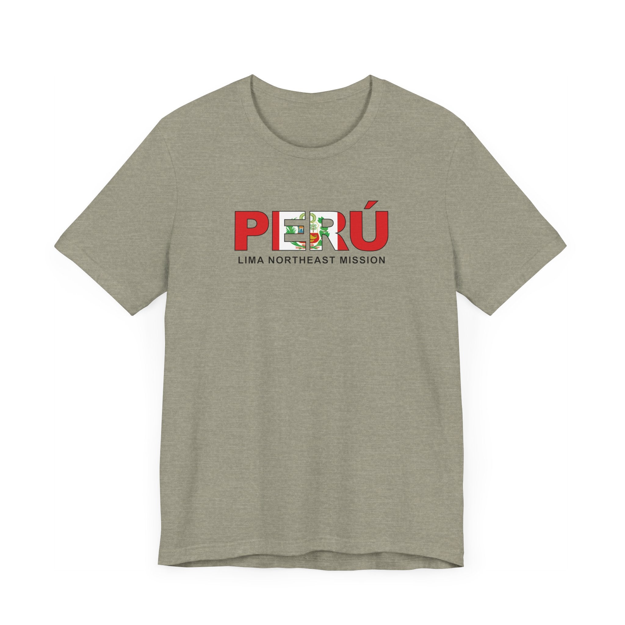 Peru Lima Northeast Mission Flag Title T-shirt - Mission Wishlist - LDS Missionary Gift Store