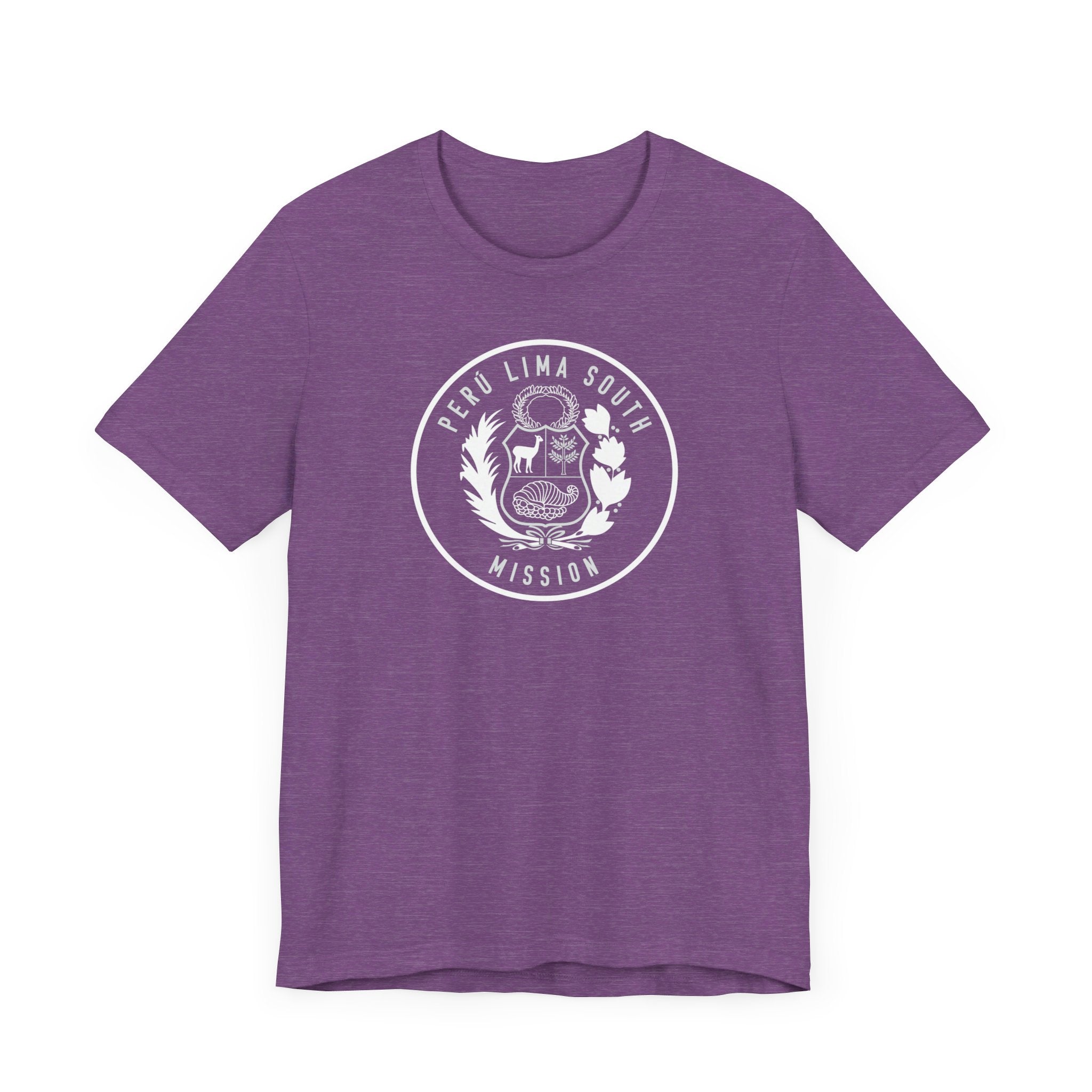 Peru Lima South Mission Circular Monochrome Logo T-Shirt - Mission Wishlist - LDS Missionary Gift Store