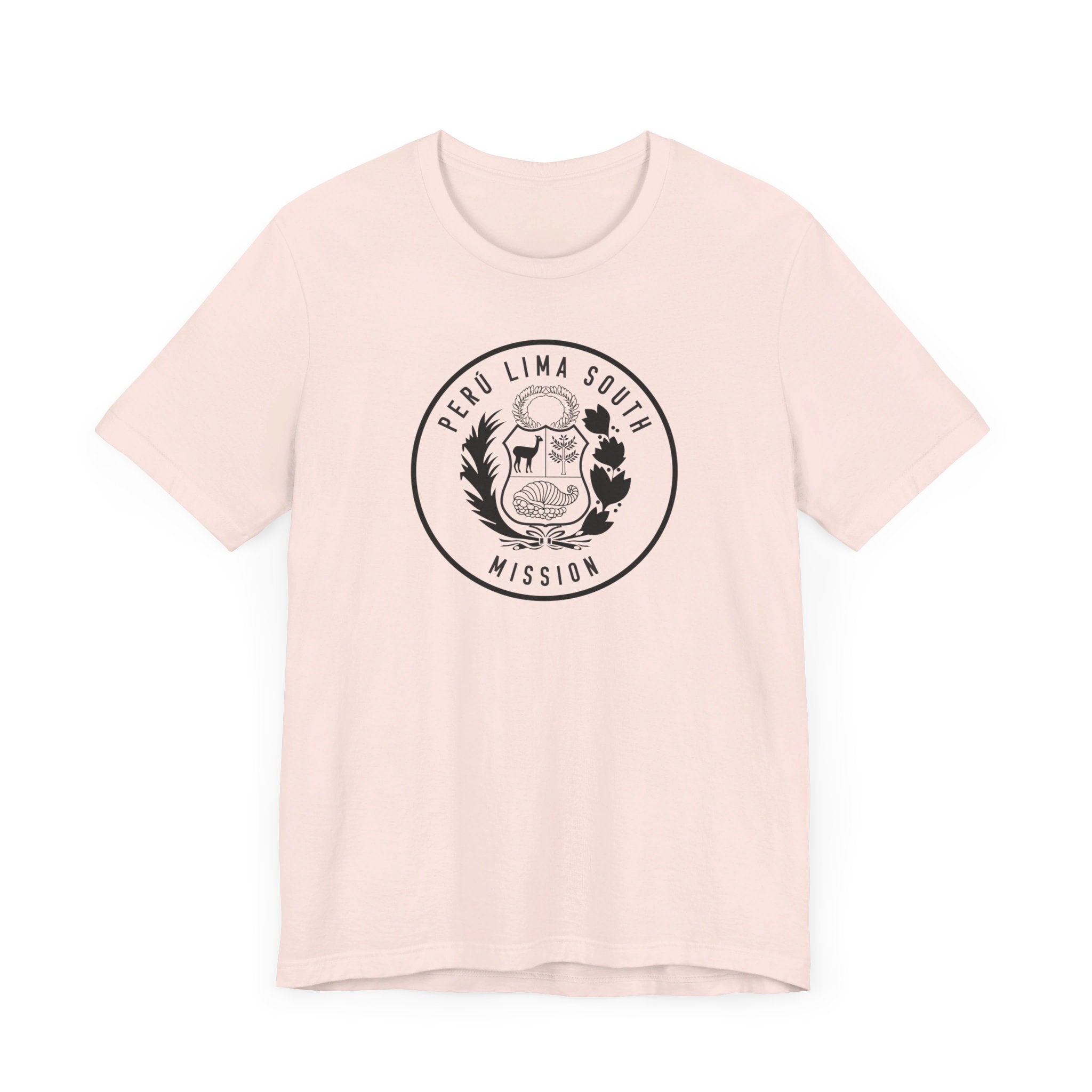 Peru Lima South Mission Circular Monochrome Logo T-Shirt - Mission Wishlist - LDS Missionary Gift Store