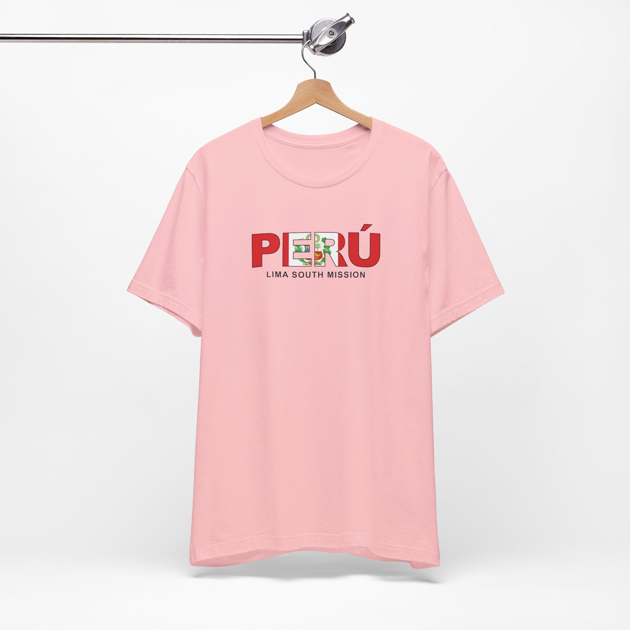 Peru Lima South Mission Flag Title T-shirt - Latter-Day Saint LDS Missionary Gift - Book of Mormon