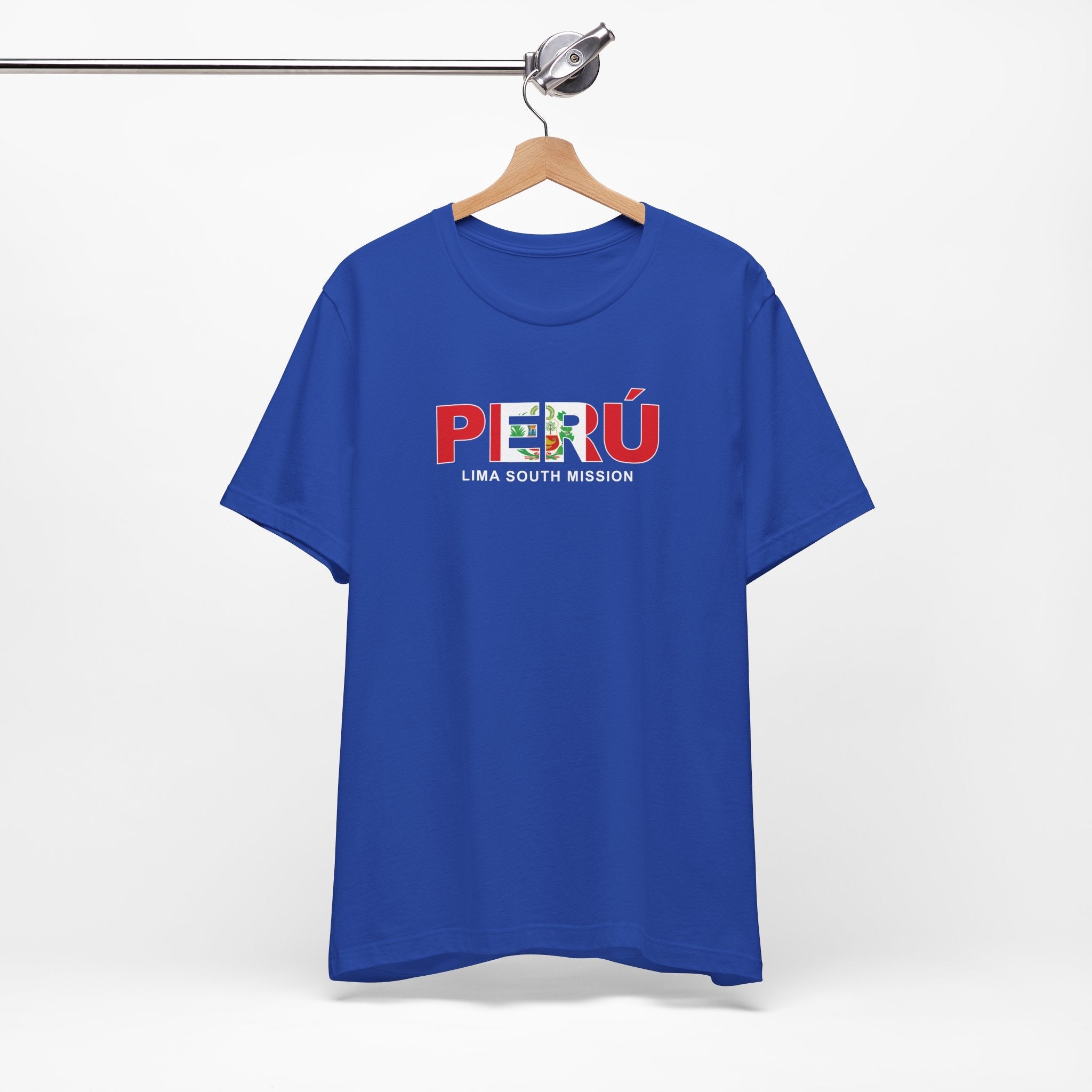 Peru Lima South Mission Flag Title T-shirt - Latter-Day Saint LDS Missionary Gift - Book of Mormon