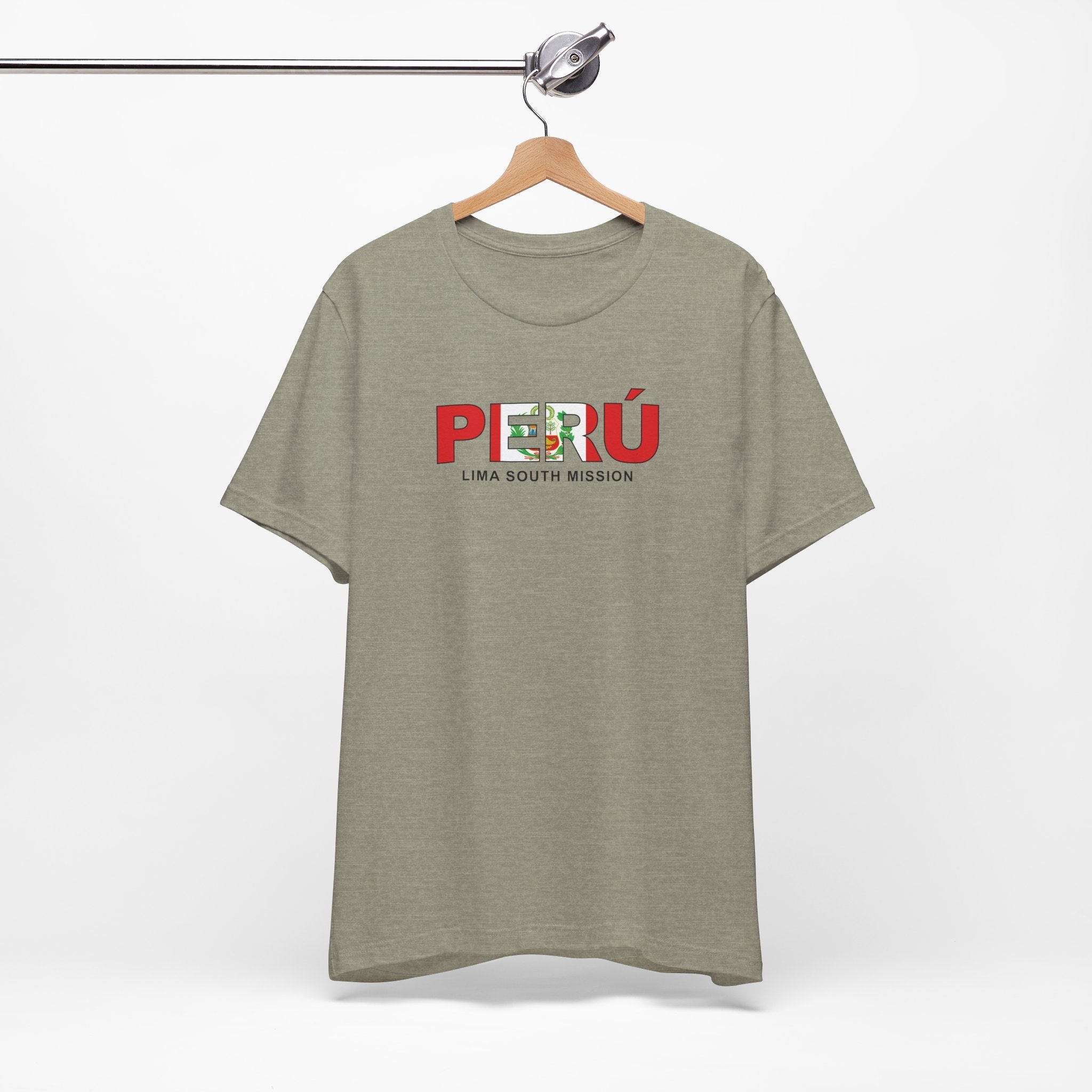 Peru Lima South Mission Flag Title T-shirt - Mission Wishlist - LDS Missionary Gift Store
