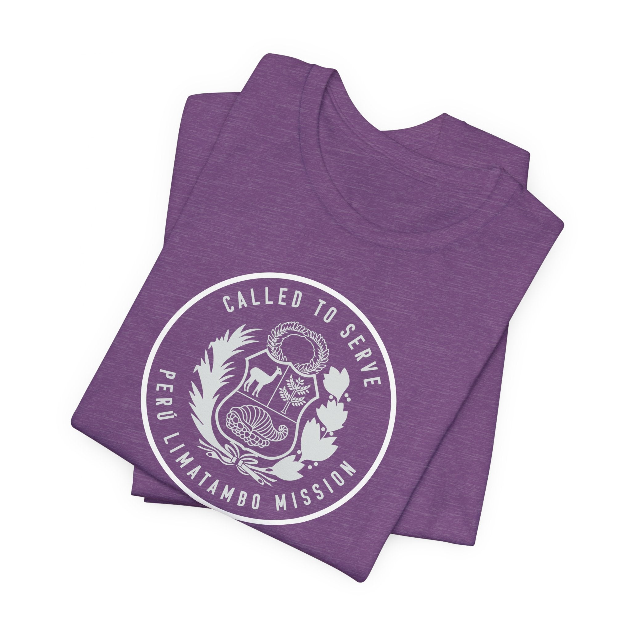 Peru Limatambo Mission Circular Monochrome Logo T-Shirt - Mission Wishlist - LDS Missionary Gift Store