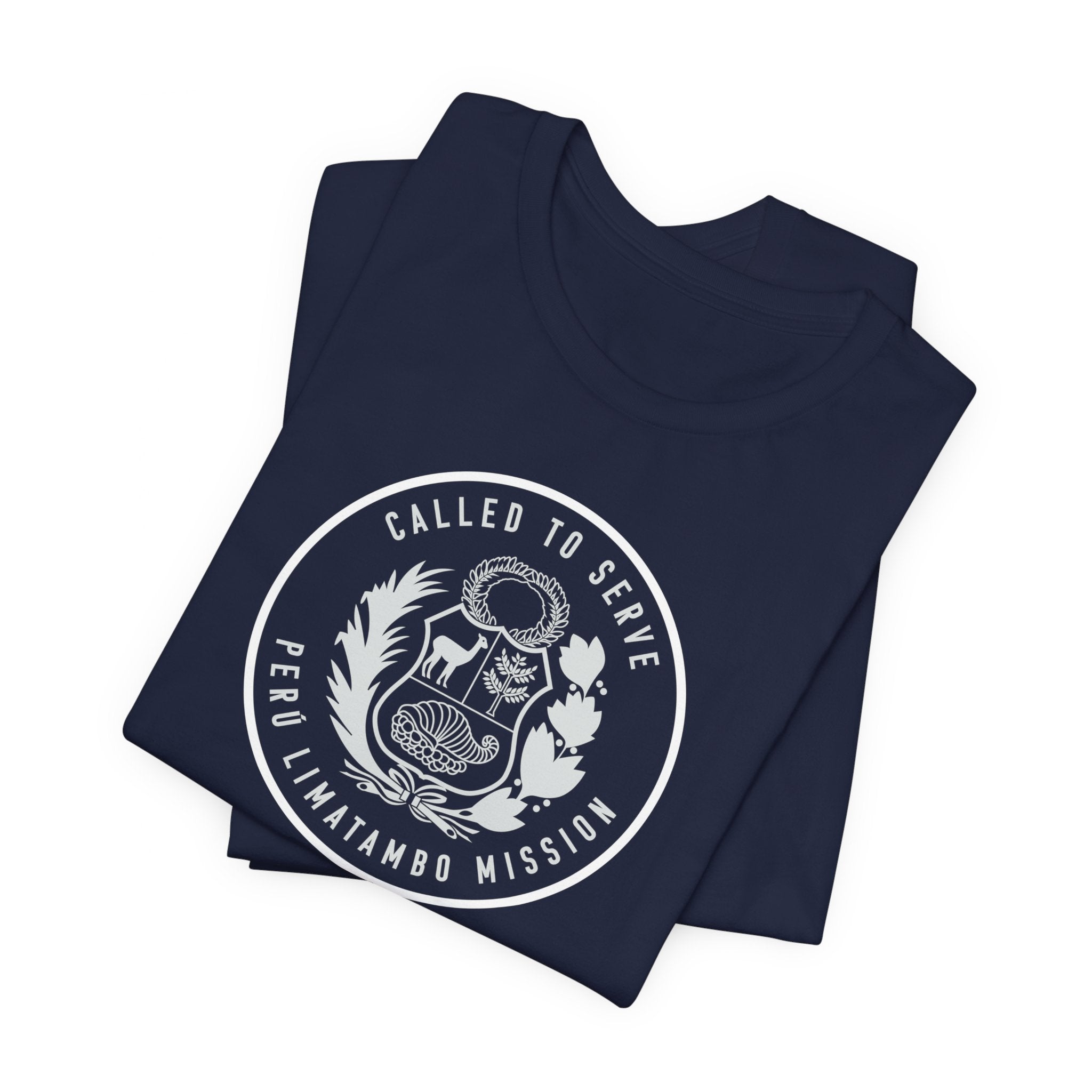 Peru Limatambo Mission Circular Monochrome Logo T-Shirt - Mission Wishlist - LDS Missionary Gift Store