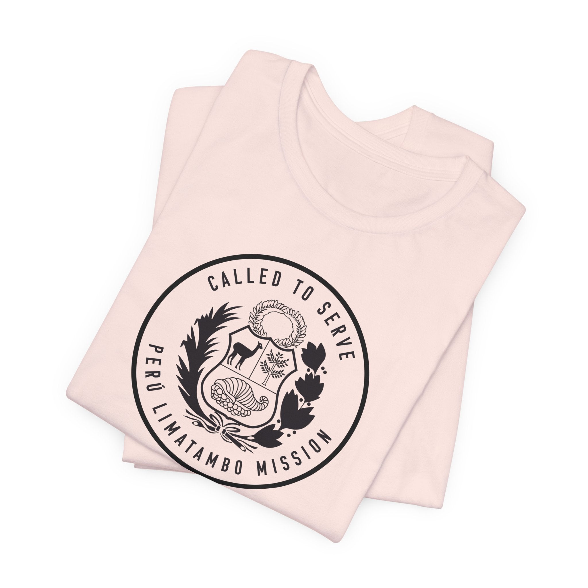 Peru Limatambo Mission Circular Monochrome Logo T-Shirt - Mission Wishlist - LDS Missionary Gift Store