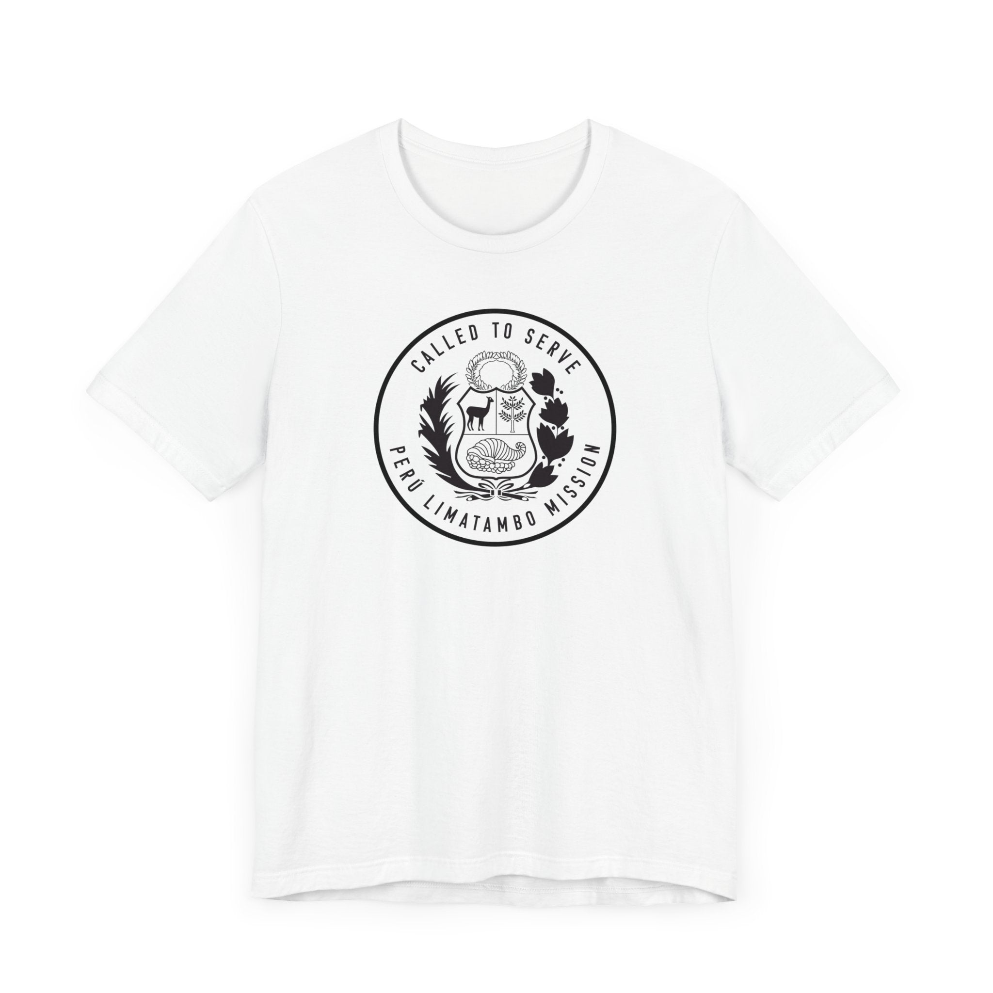 Peru Limatambo Mission Circular Monochrome Logo T-Shirt - Mission Wishlist - LDS Missionary Gift Store
