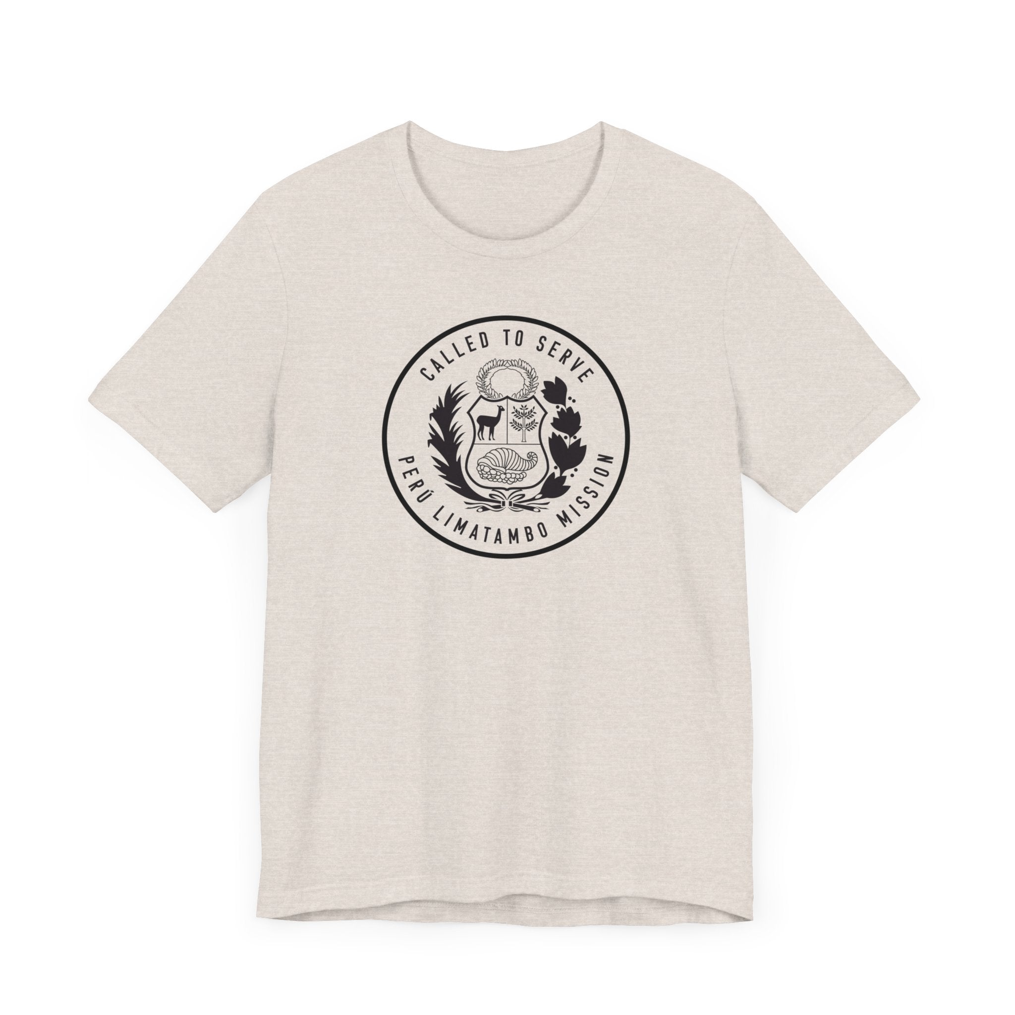 Peru Limatambo Mission Circular Monochrome Logo T-Shirt - Mission Wishlist - LDS Missionary Gift Store