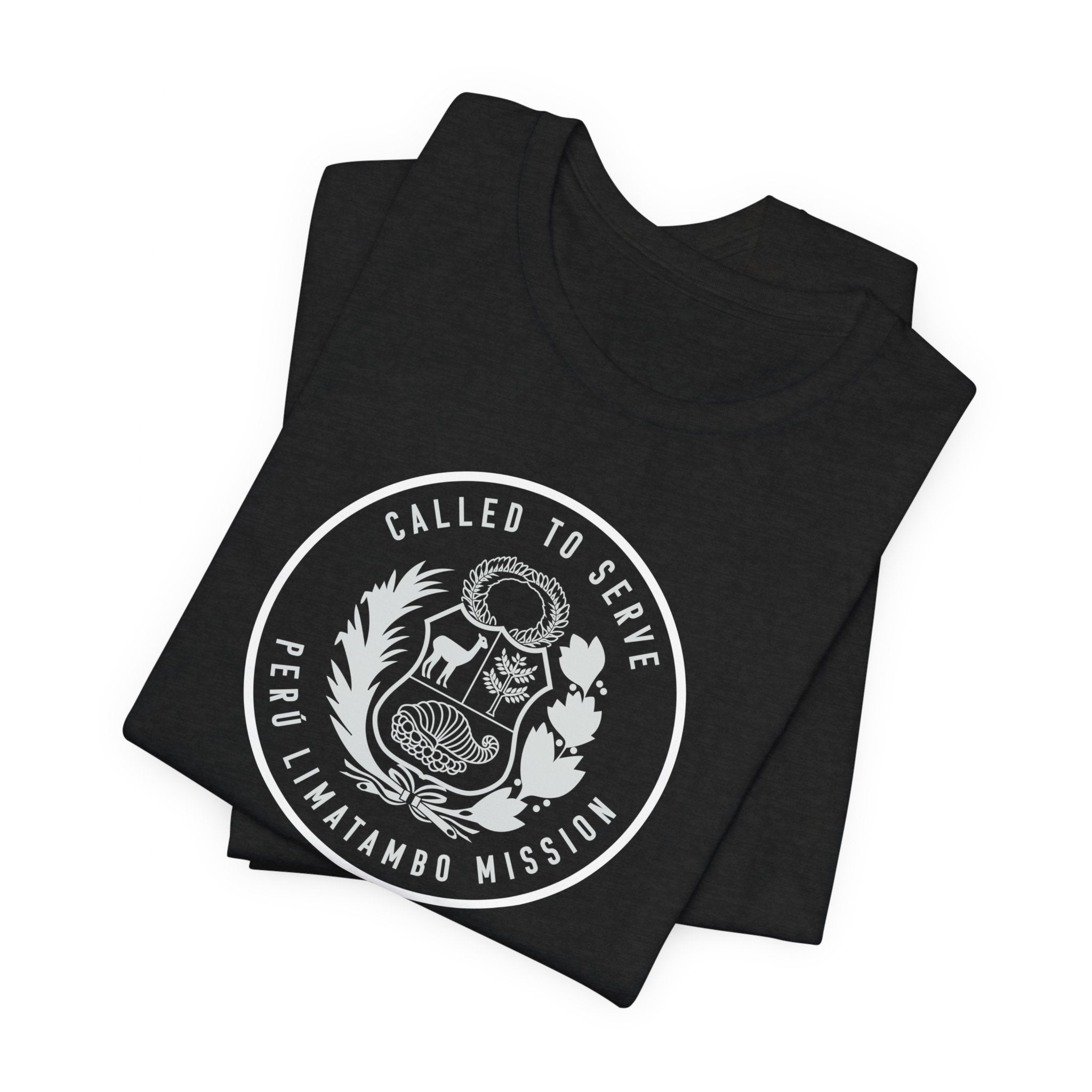 Peru Limatambo Mission Circular Monochrome Logo T-Shirt - Mission Wishlist - LDS Missionary Gift Store