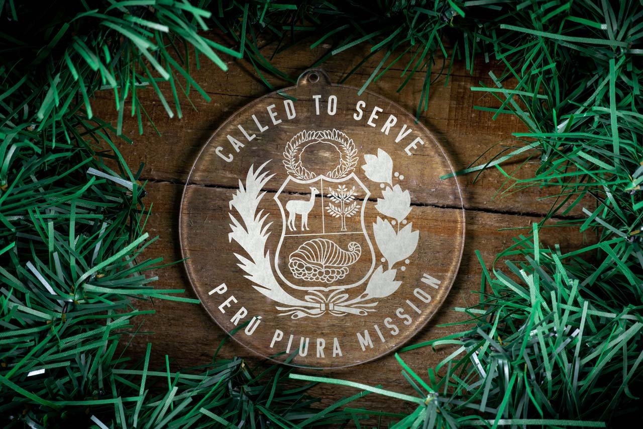 Peru Piura Mission Christmas Ornament - Latter-Day Saint LDS Missionary Gift - Book of Mormon