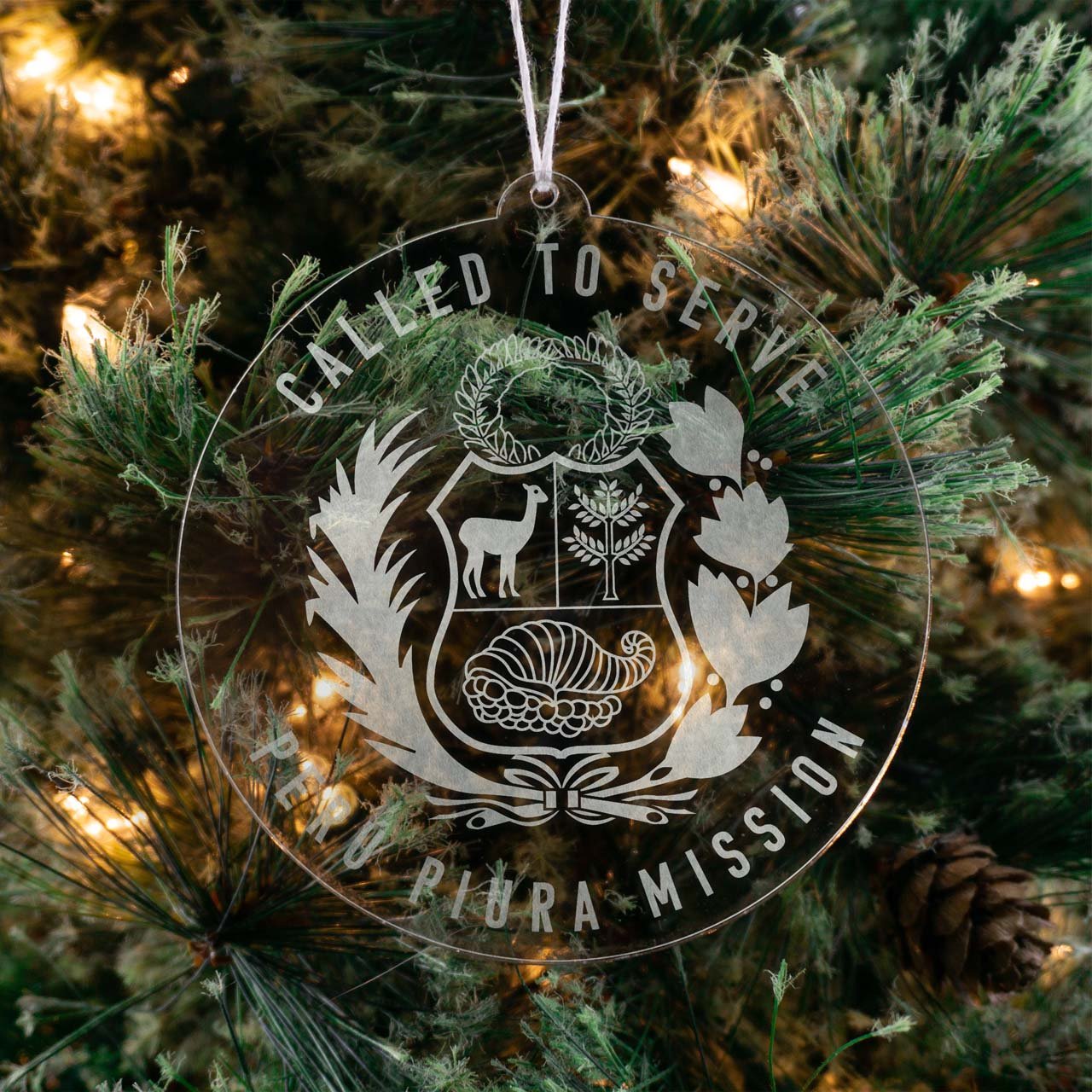 Peru Piura Mission Christmas Ornament - Latter-Day Saint LDS Missionary Gift - Book of Mormon