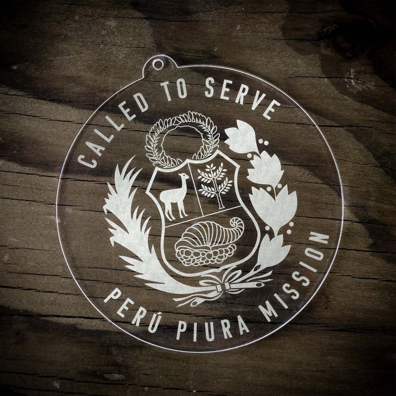 Peru Piura Mission Christmas Ornament - Latter-Day Saint LDS Missionary Gift - Book of Mormon