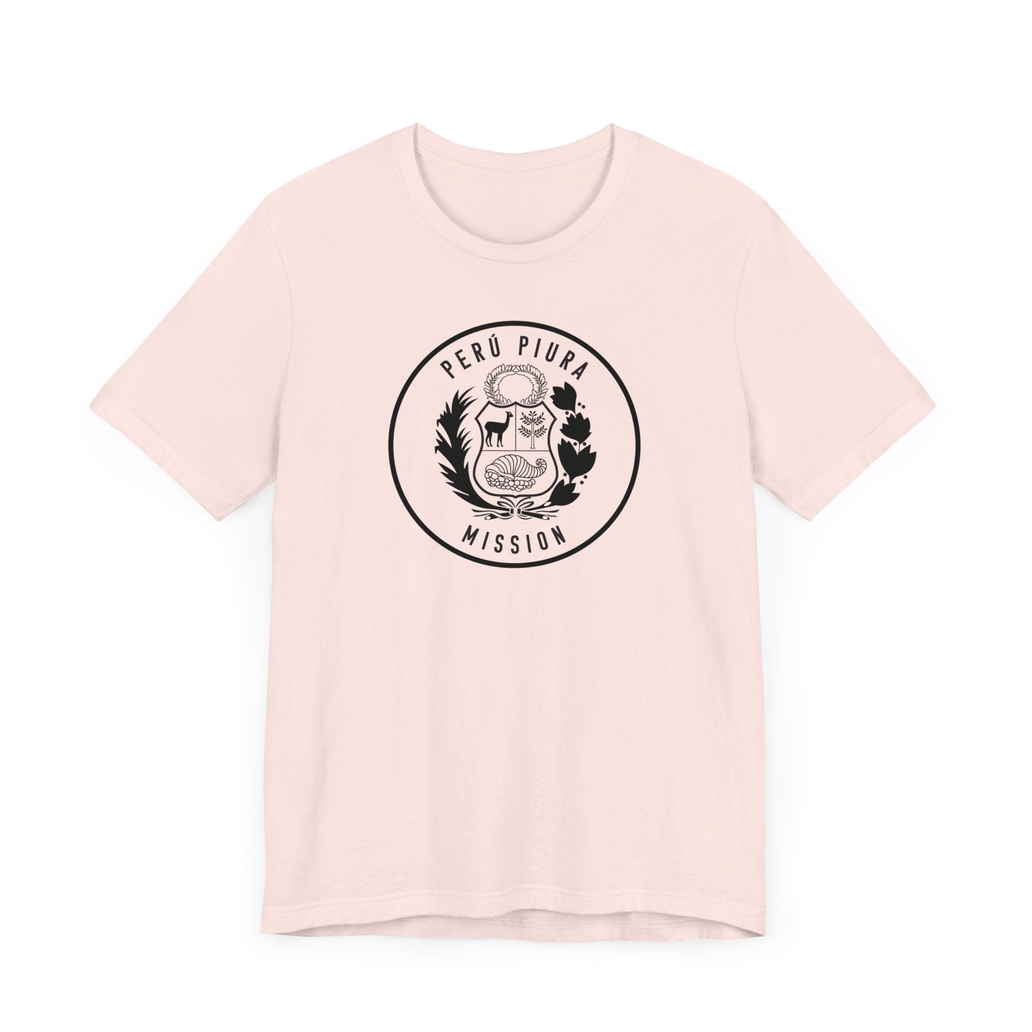 Peru Piura Mission Circular Monochrome Logo T-Shirt - Mission Wishlist - LDS Missionary Gift Store