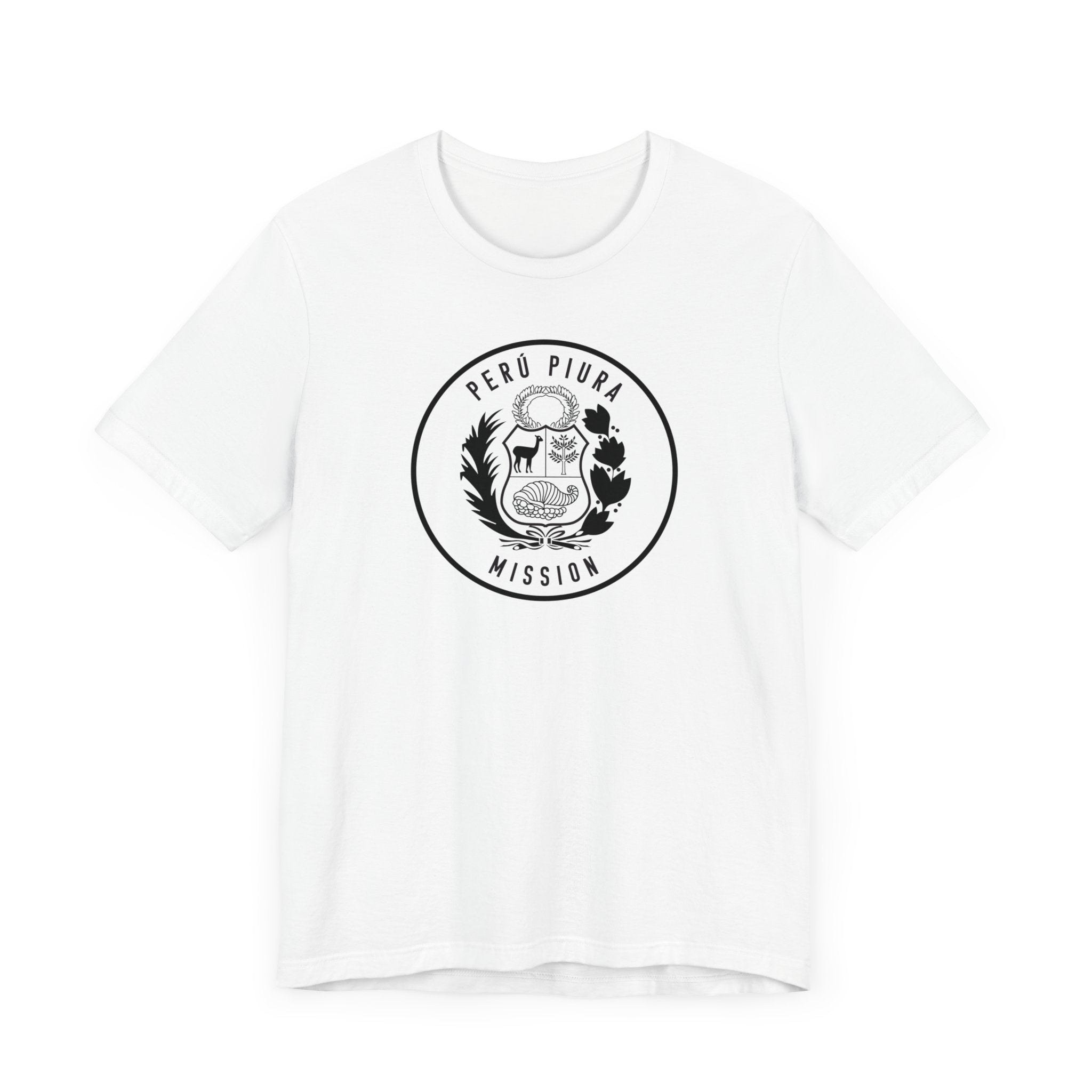 Peru Piura Mission Circular Monochrome Logo T-Shirt - Mission Wishlist - LDS Missionary Gift Store