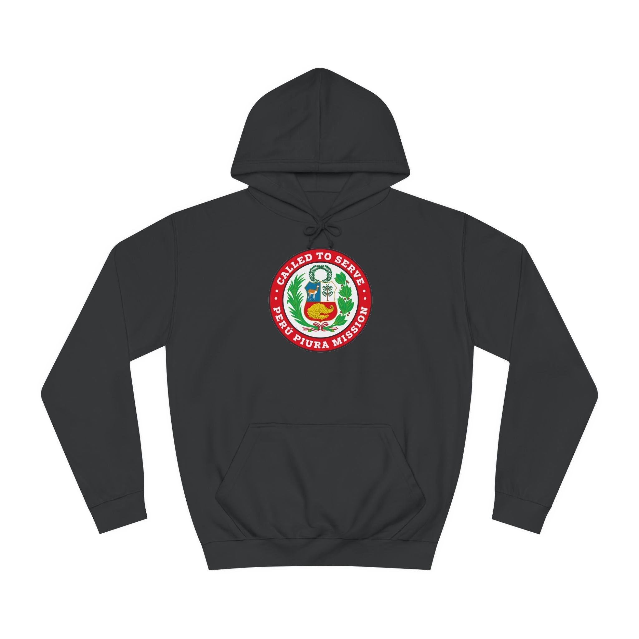 Peru Piura Mission Flag Logo (Black Border) College Hoodie - Mission Wishlist - LDS Missionary Gift Store