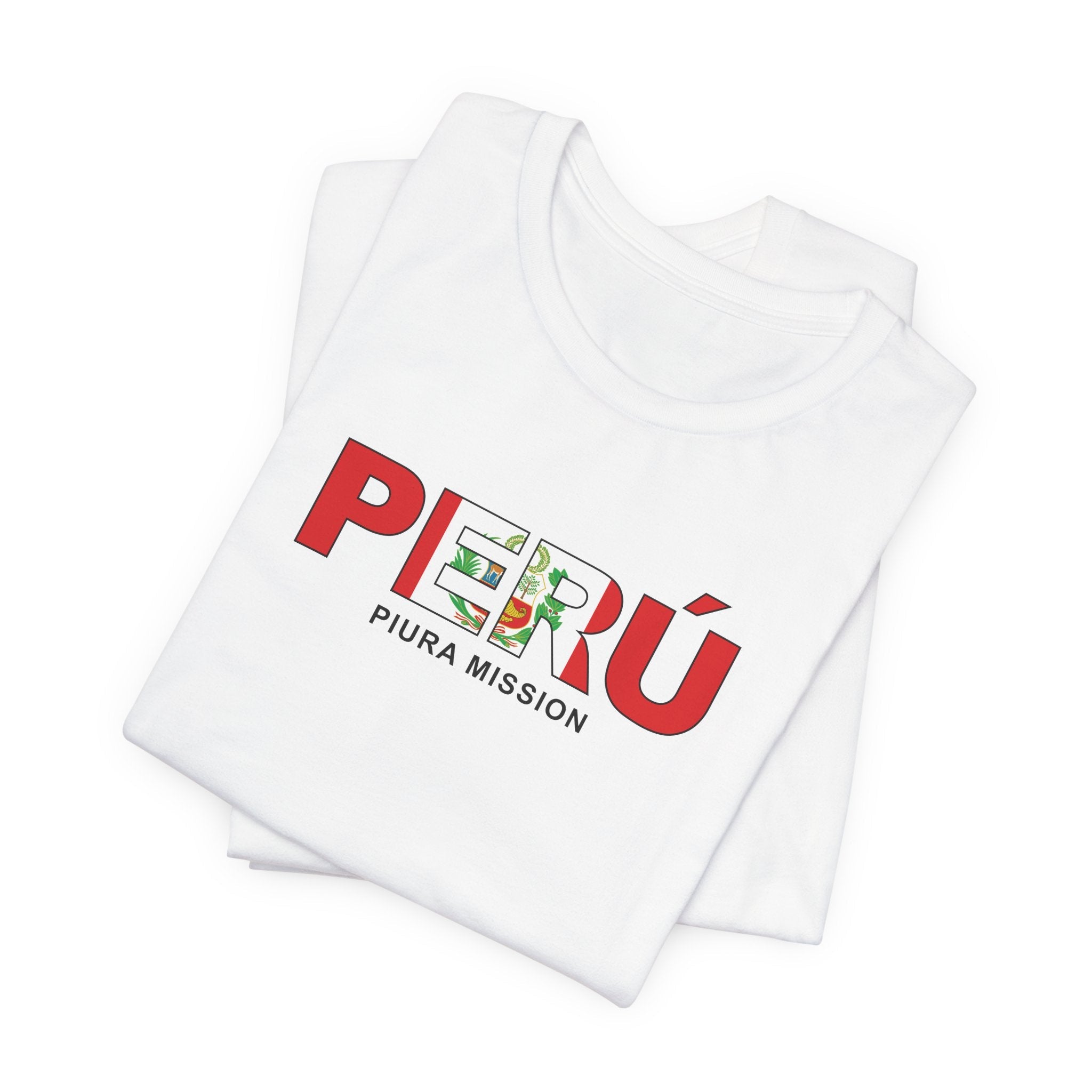 Peru Piura Mission Flag Title T-shirt - Mission Wishlist - LDS Missionary Gift Store