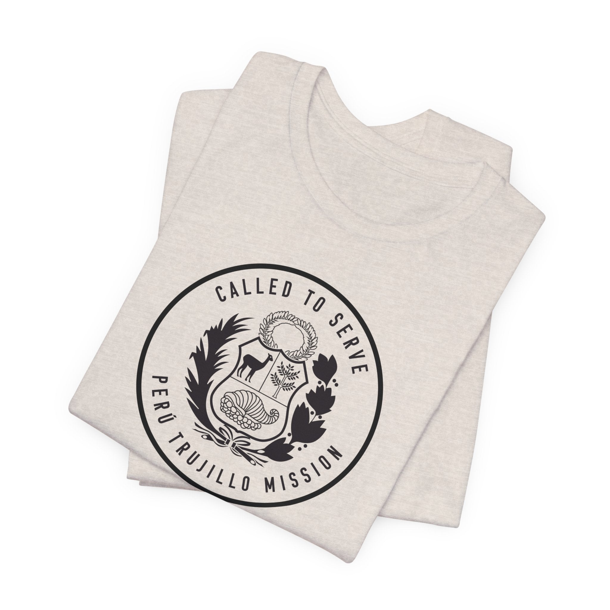 Peru Trujillo Mission Circular Monochrome Logo T-Shirt - Mission Wishlist - LDS Missionary Gift Store