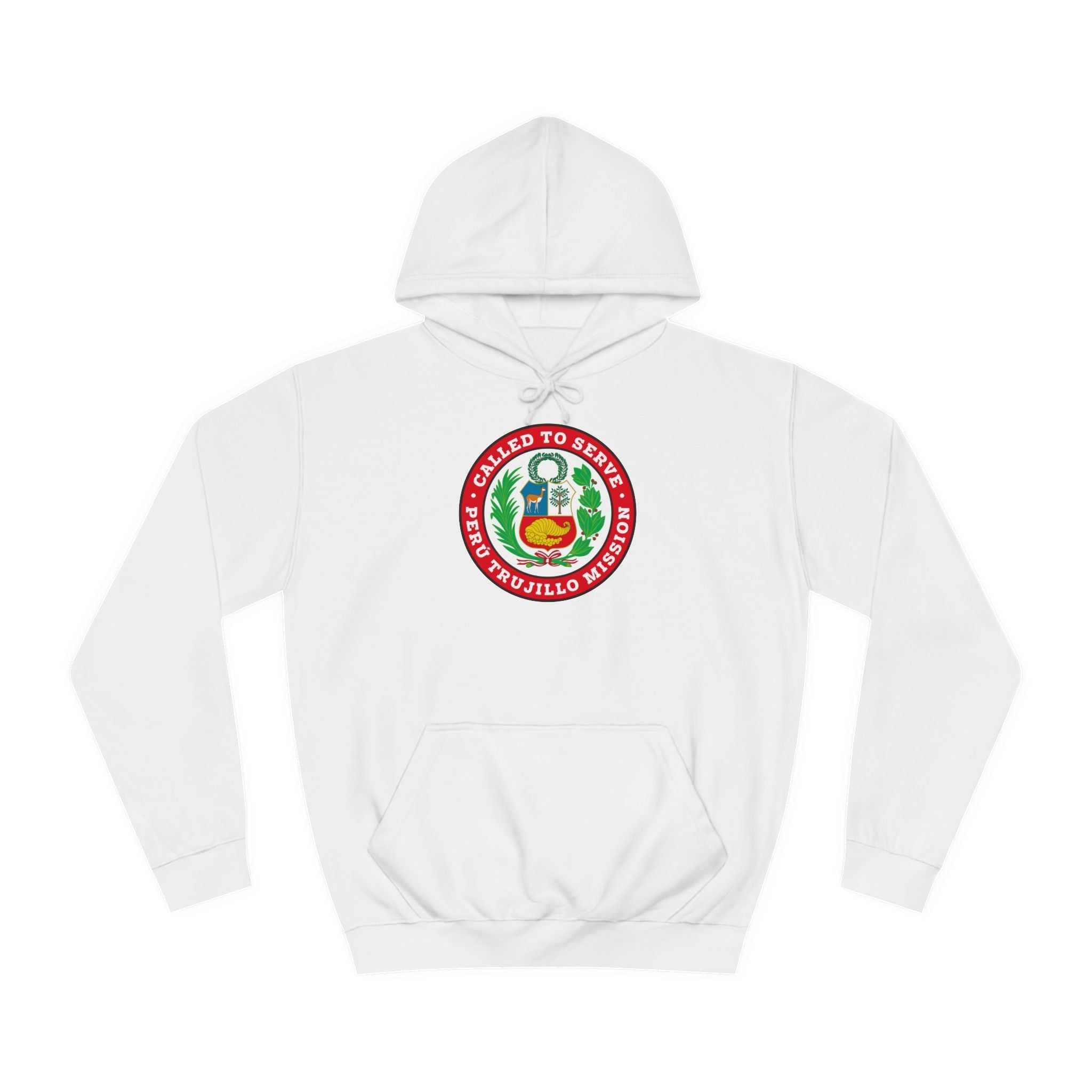 Peru Trujillo Mission Flag Logo (Black Border) College Hoodie - Mission Wishlist - LDS Missionary Gift Store