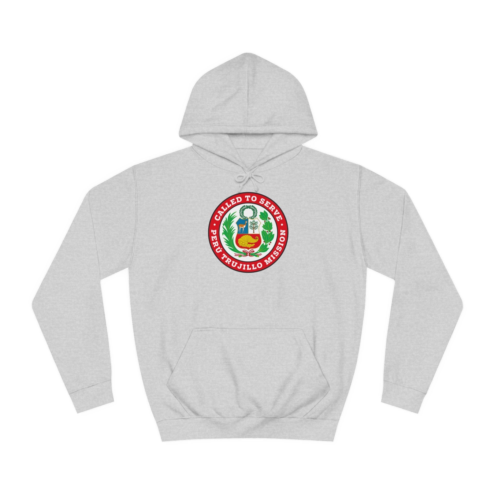 Peru Trujillo Mission Flag Logo (Black Border) College Hoodie - Latter-Day Saint LDS Missionary Gift - Book of Mormon