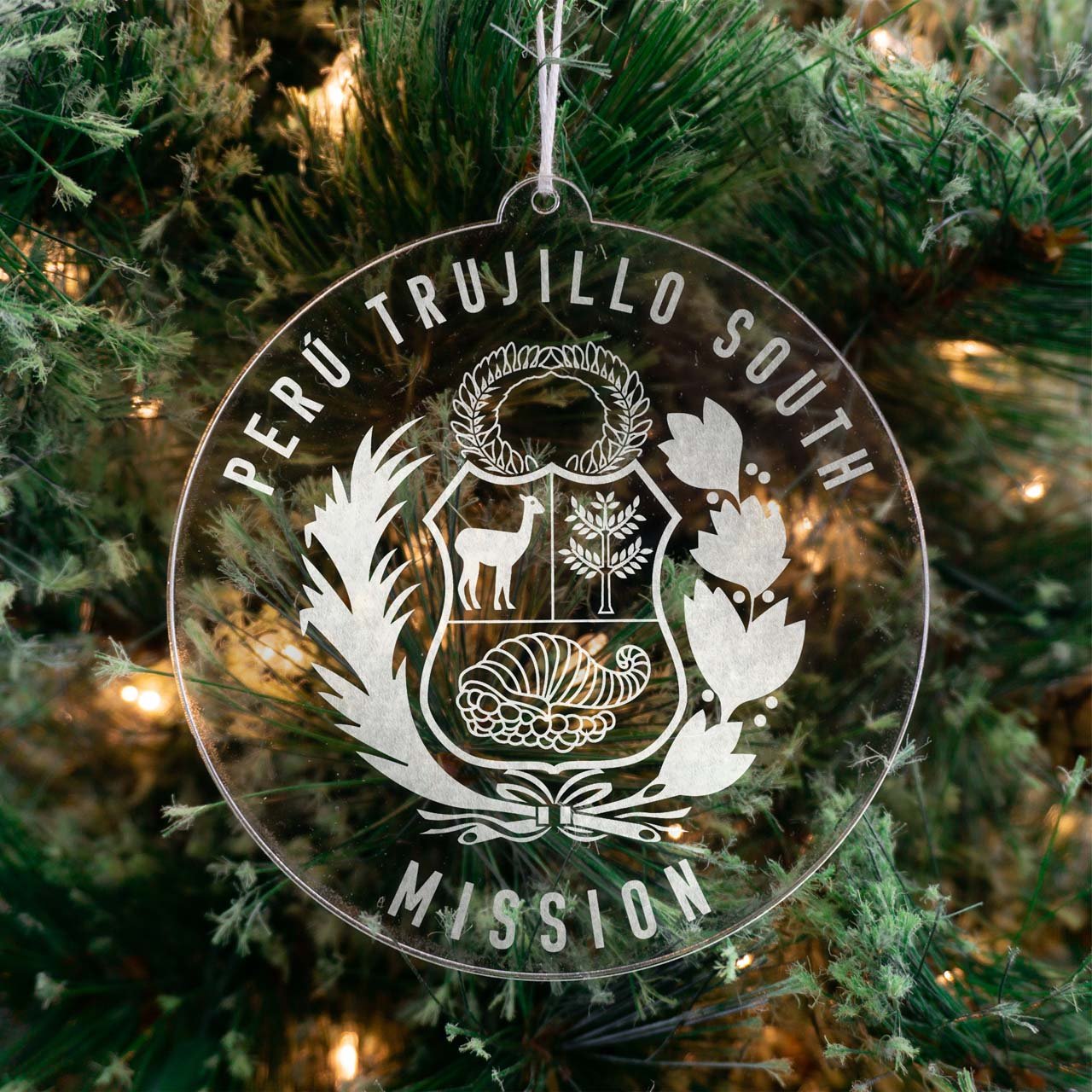Peru Trujillo South Mission Christmas Ornament - Latter-Day Saint LDS Missionary Gift - Book of Mormon